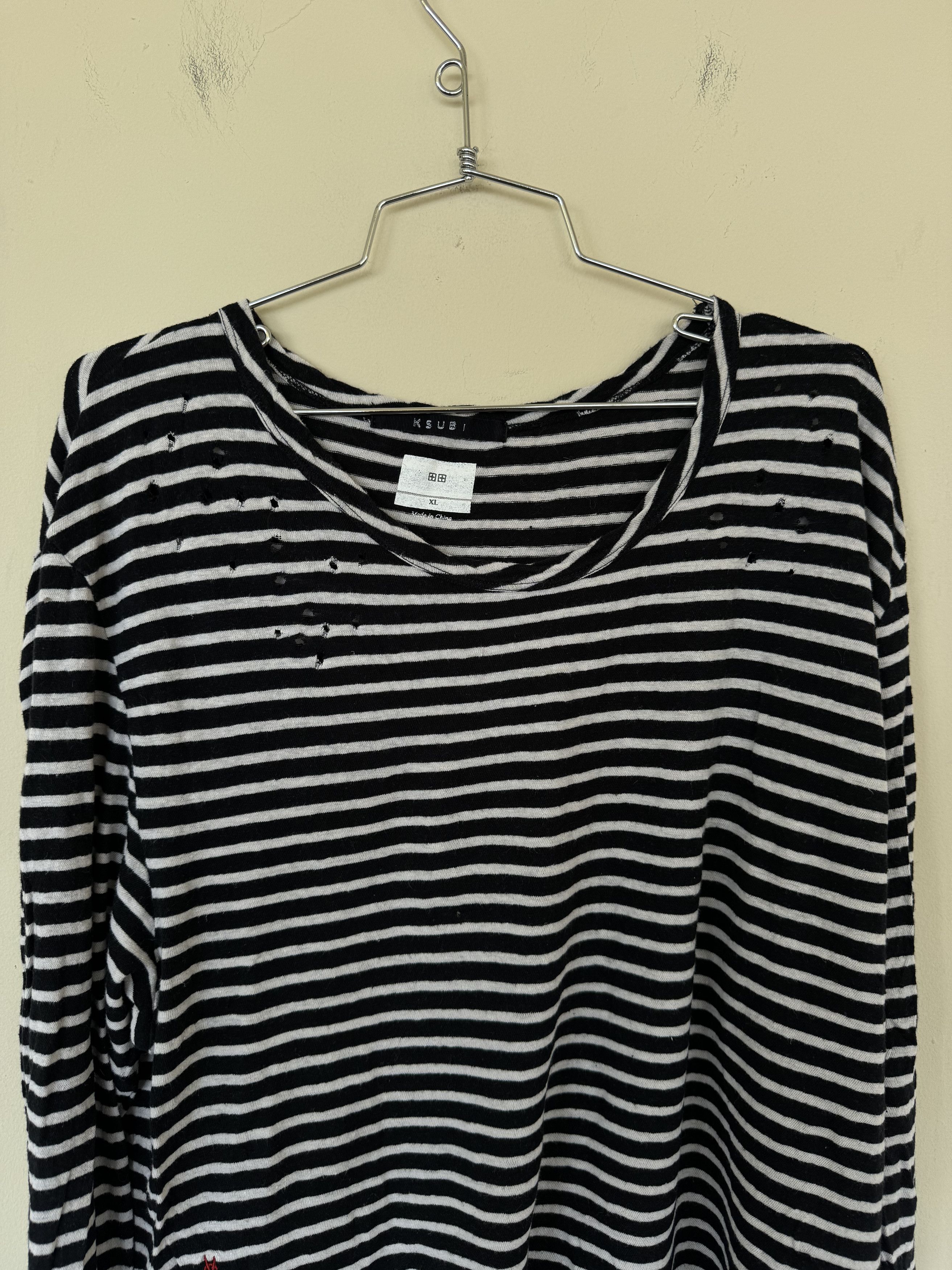 Ksubi Ksubi Striped Long Sleeve Size US XL / EU 56 / 4 - 3 Thumbnail