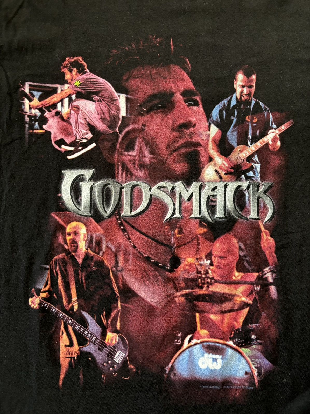 Vintage 2000 Vintage Godsmack t-Shirt Size US L / EU 52-54 / 3 - 5 Thumbnail