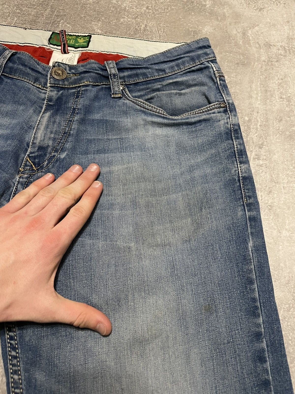 Armani × Vintage Vintage Armani Jeans Denim 33 Size Size US 33 - 18 Thumbnail