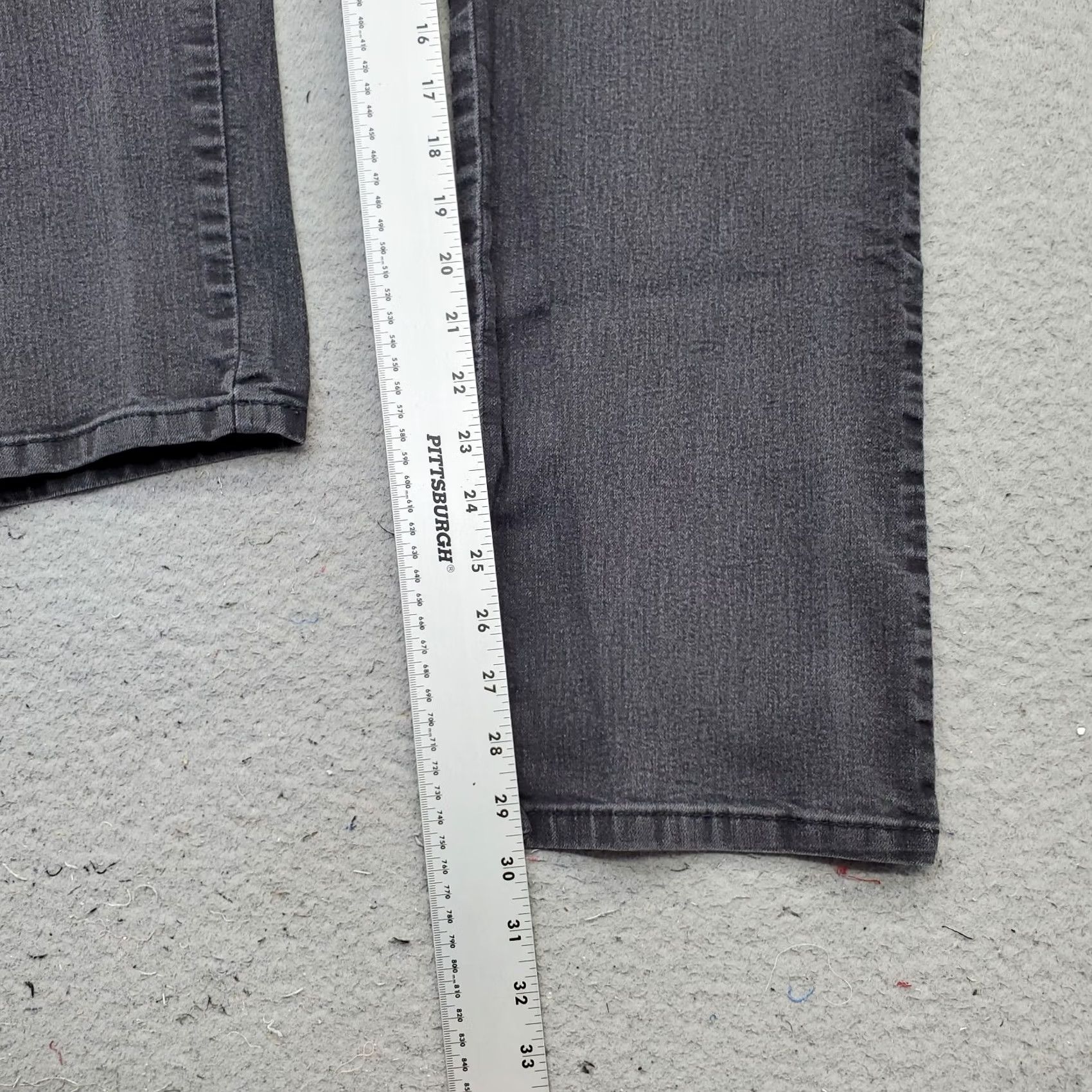 Lee Lee Jeans Womens Black Denim Classic Fit Stretch Low Rise Straight Leg Jeans Size 30" / US 8 / IT 44 - 4 Thumbnail