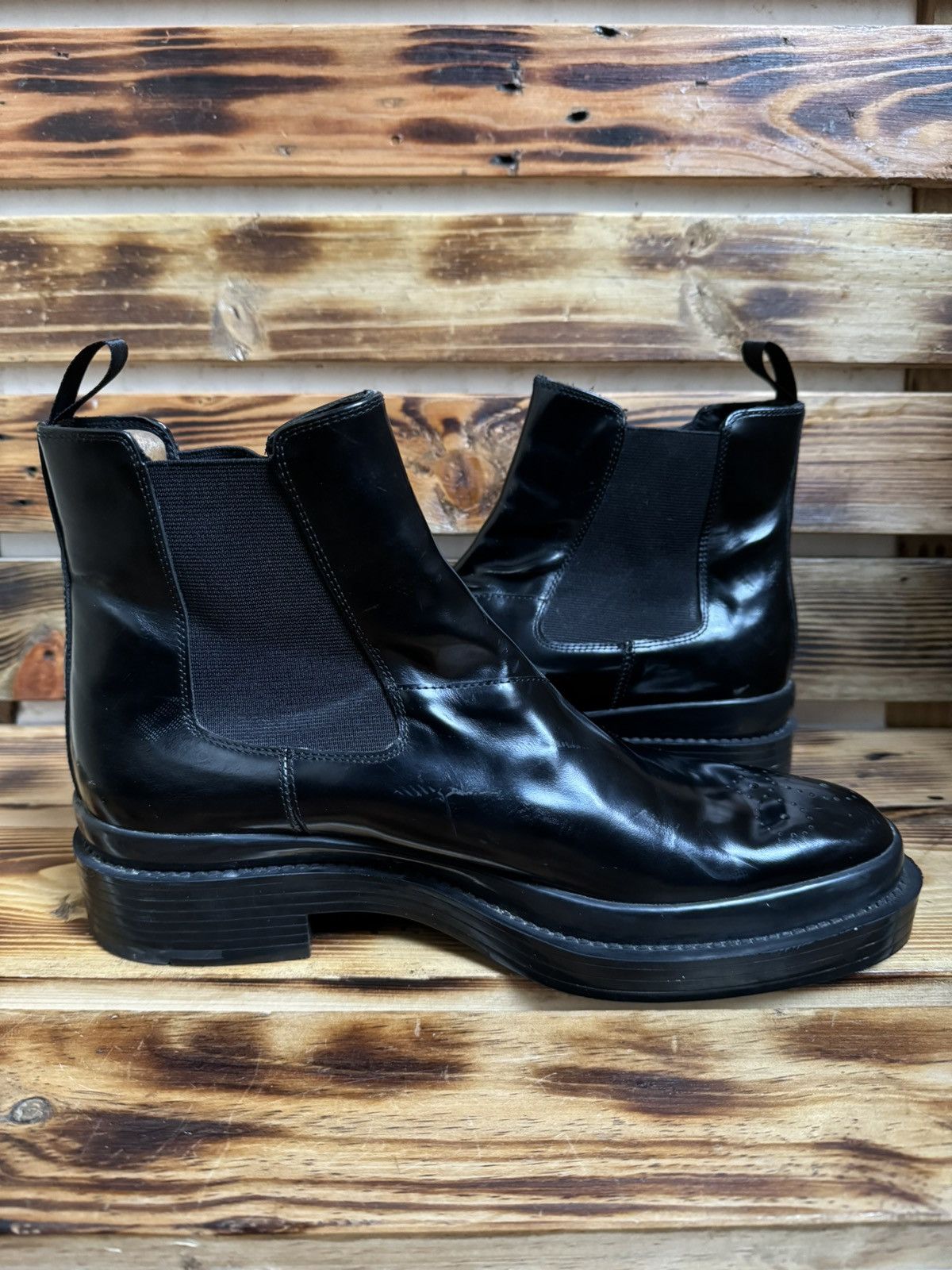Prada Oxford ankle Chelsea boots Size US 9 / EU 42 - 6 Thumbnail