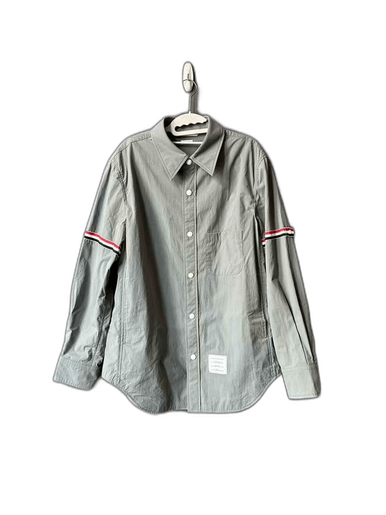 Thom Browne Thom Browne Gray Double Sleeve Shirt Jacket Size S / US 4 / IT 40 - 1 Thumbnail