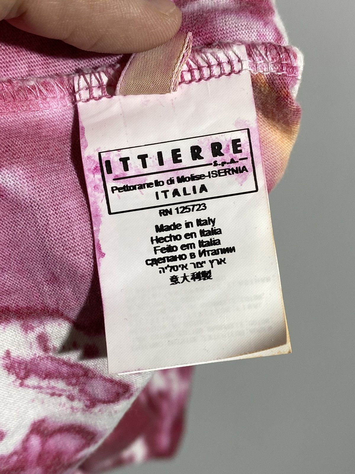 John Galliano John Galliano Newspaper Gazette Tie Dye T-shirt Size US XL / EU 56 / 4 - 13 Thumbnail