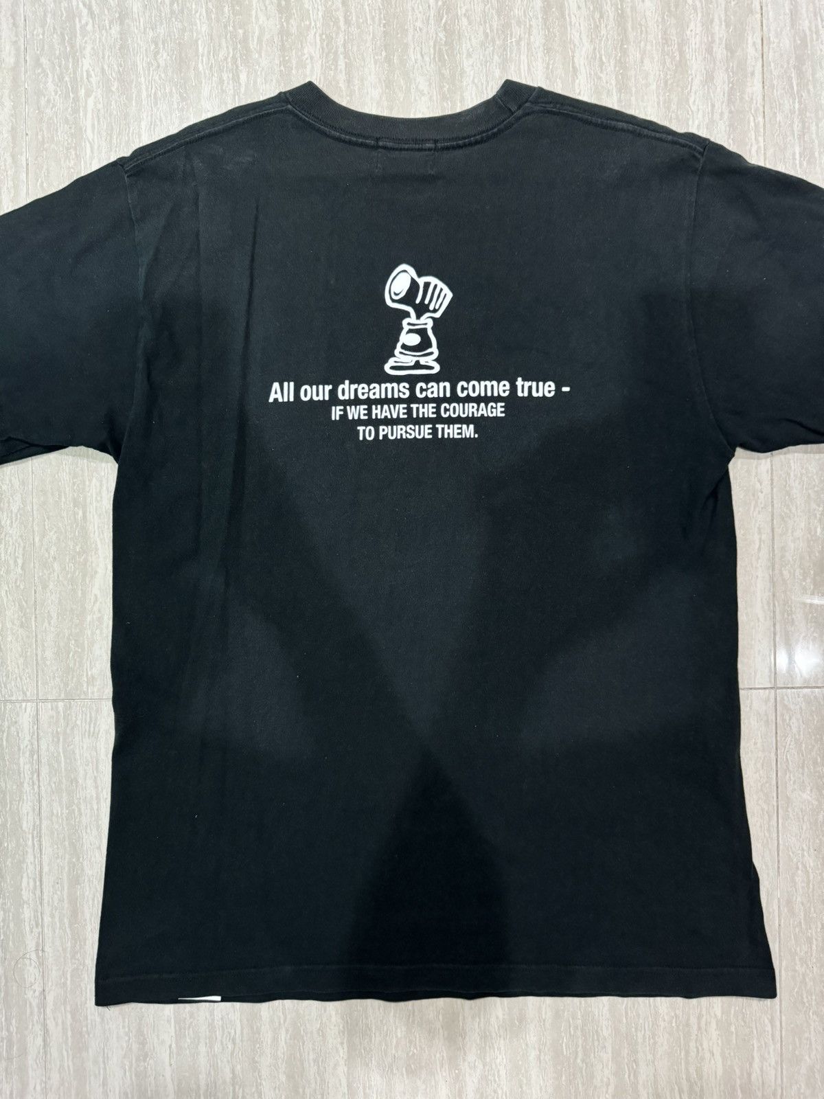 Japanese Brand DOUBLE STEAL “All our dreams can come true” black shirt Size US L / EU 52-54 / 3 - 5 Thumbnail