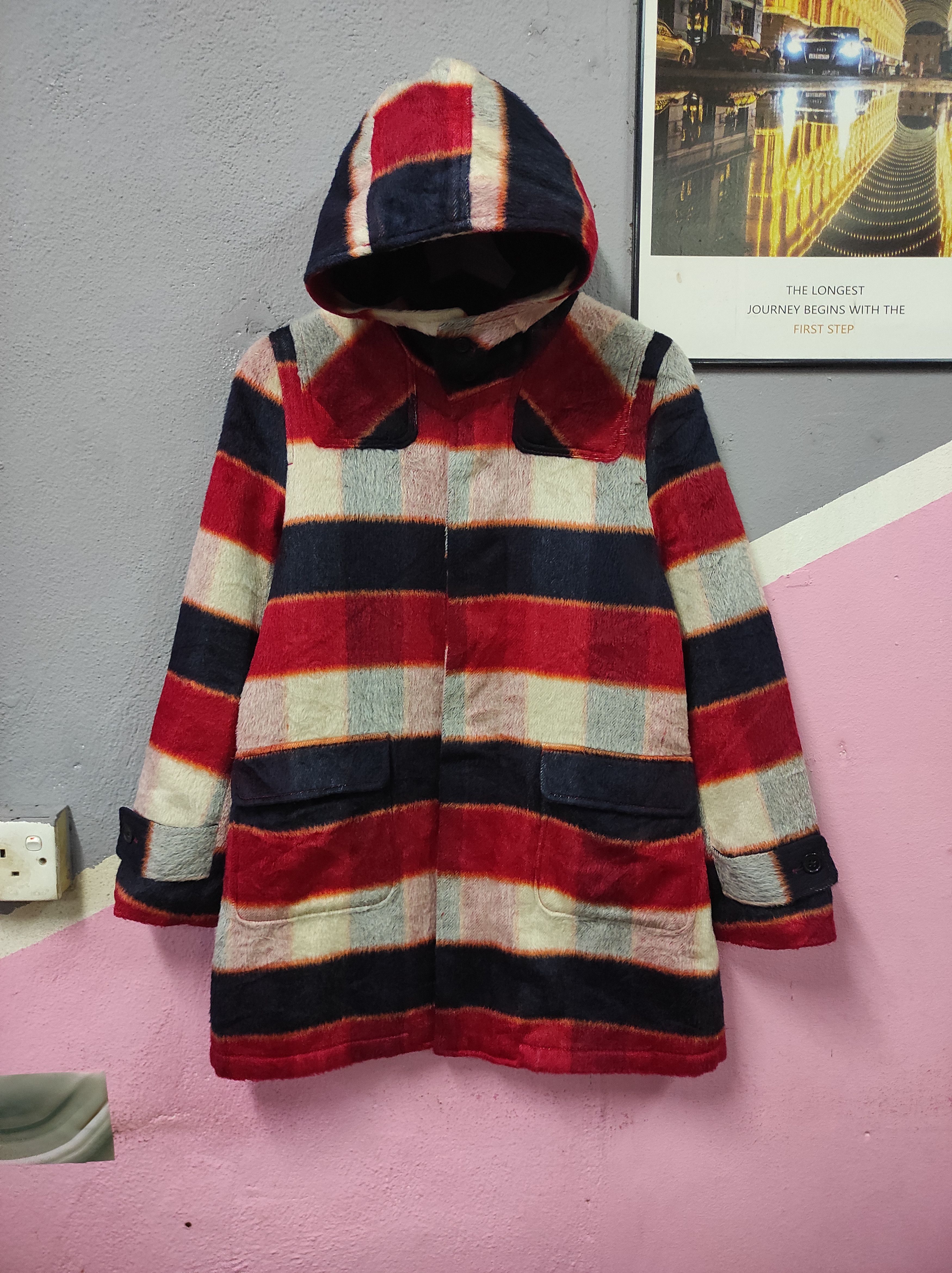 Japanese Brand UNDER SHIFT X KASTANE FUR OVERCOAT LONG JACKET HOODED Size S / US 4 / IT 40 - 1 Thumbnail