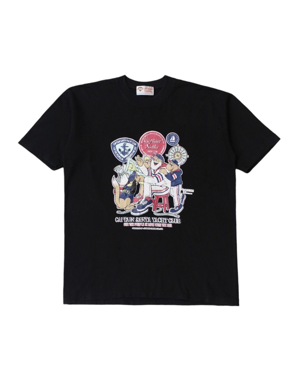 Japanese Brand × Vintage 1990S CAPTAIN SANTA YACHT CLUB SINGLE STITCH Size US L / EU 52-54 / 3 - 1 Thumbnail