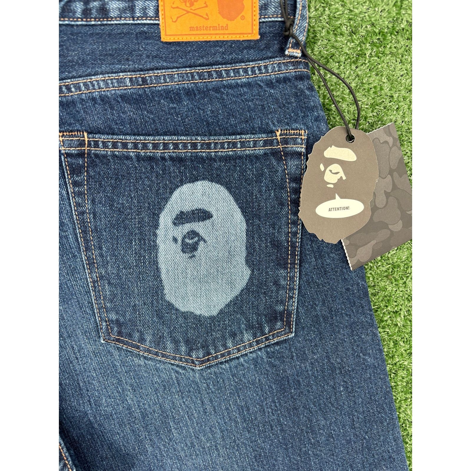 Bape Bape X Mastermind 11th Anniversary Indigo Denim Size Large Size US 33 - 6 Thumbnail