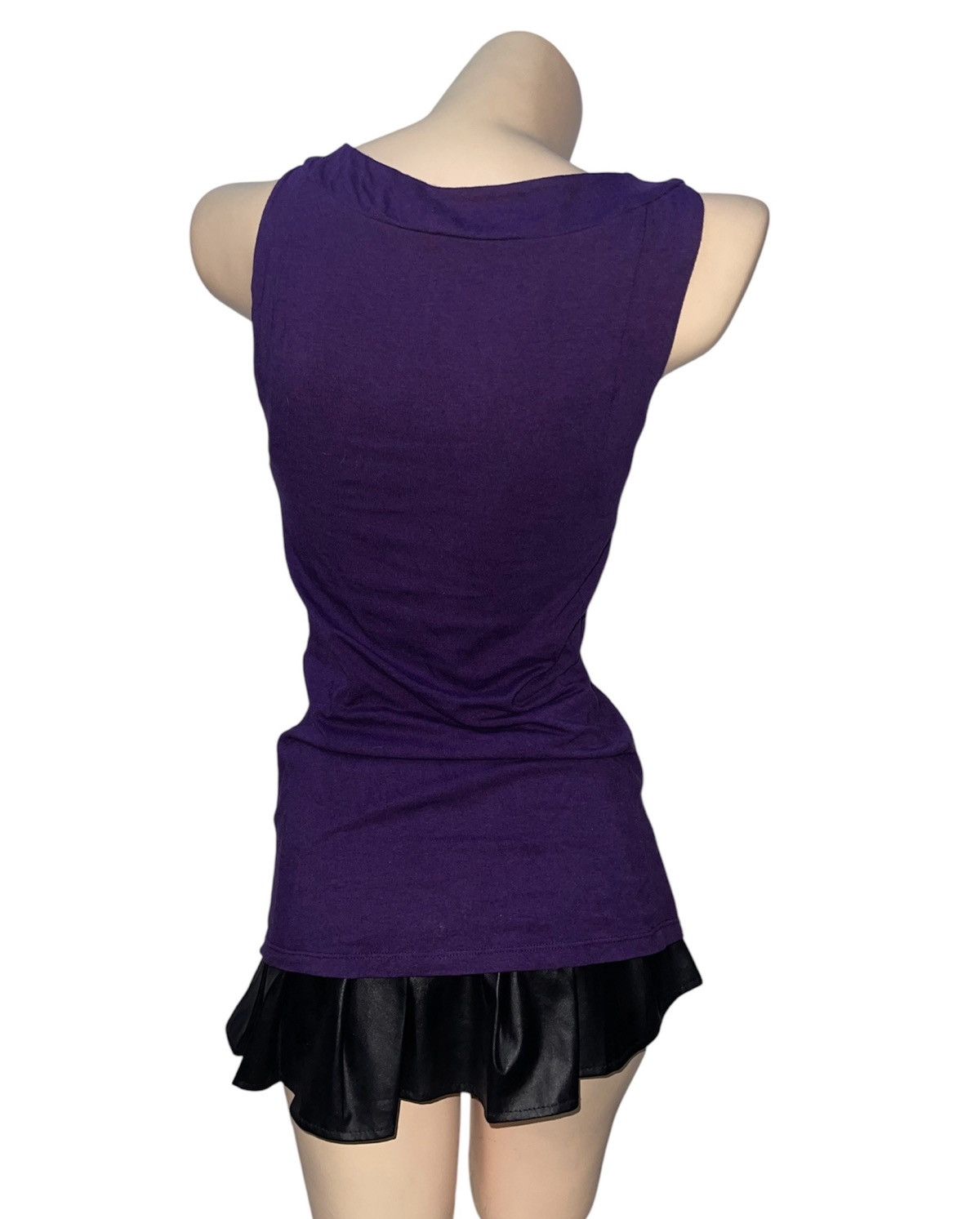 Japanese Brand Vintage Y2K purple tank top 👾🔮 Size S / US 4 / IT 40 - 3 Thumbnail