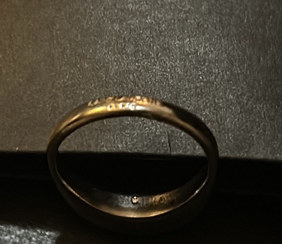 Saint Laurent Paris Saint Laurent Volum Ring Brass Metal Argent Oxyde size US 6 Size ONE SIZE - 5 Thumbnail