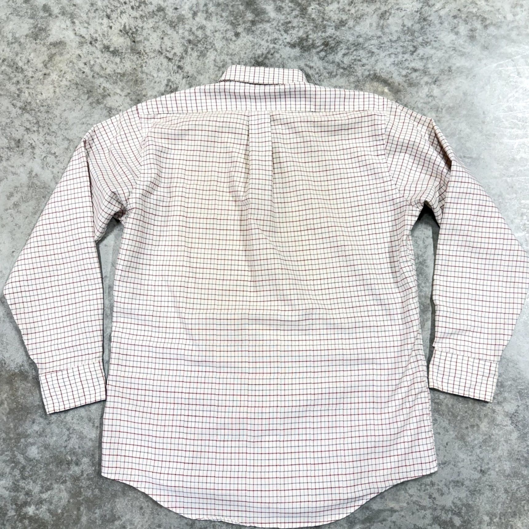 Vintage VINTAGE L.L. Bean Shirt Mens Medium White Check Button Down Long Sleeve Casual Size US M / EU 48-50 / 2 - 4 Thumbnail