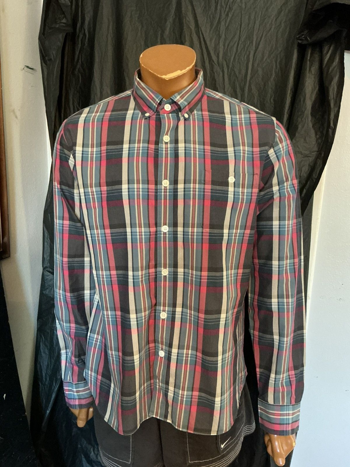 Todd Snyder Todd Snyder New York Tailored Plaid Pocket Button Shirt Size US L / EU 52-54 / 3 - 7 Thumbnail