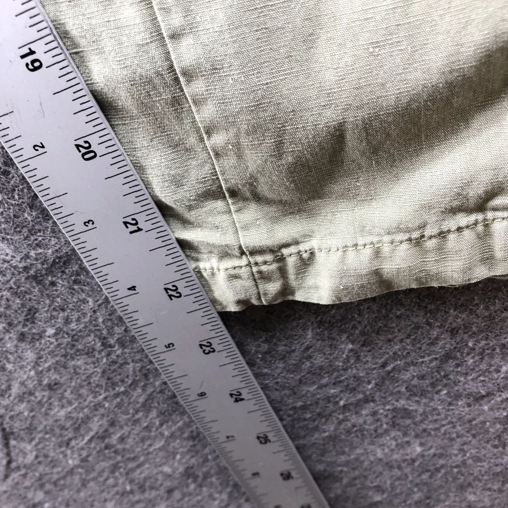 Zara Zara Linen Blend Crop Pants Womens S Sage Green High Rise Drawstring Pull On Wide-Leg Cropped Pants Bohemian Style Womens Clothing Size 28" / US 6 / IT 42 - 8 Thumbnail