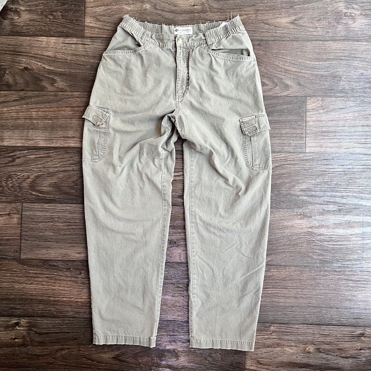 Columbia Vintage USA made Columbia thrashed cargo pants S/M Size US 30 / EU 46 - 1 Thumbnail