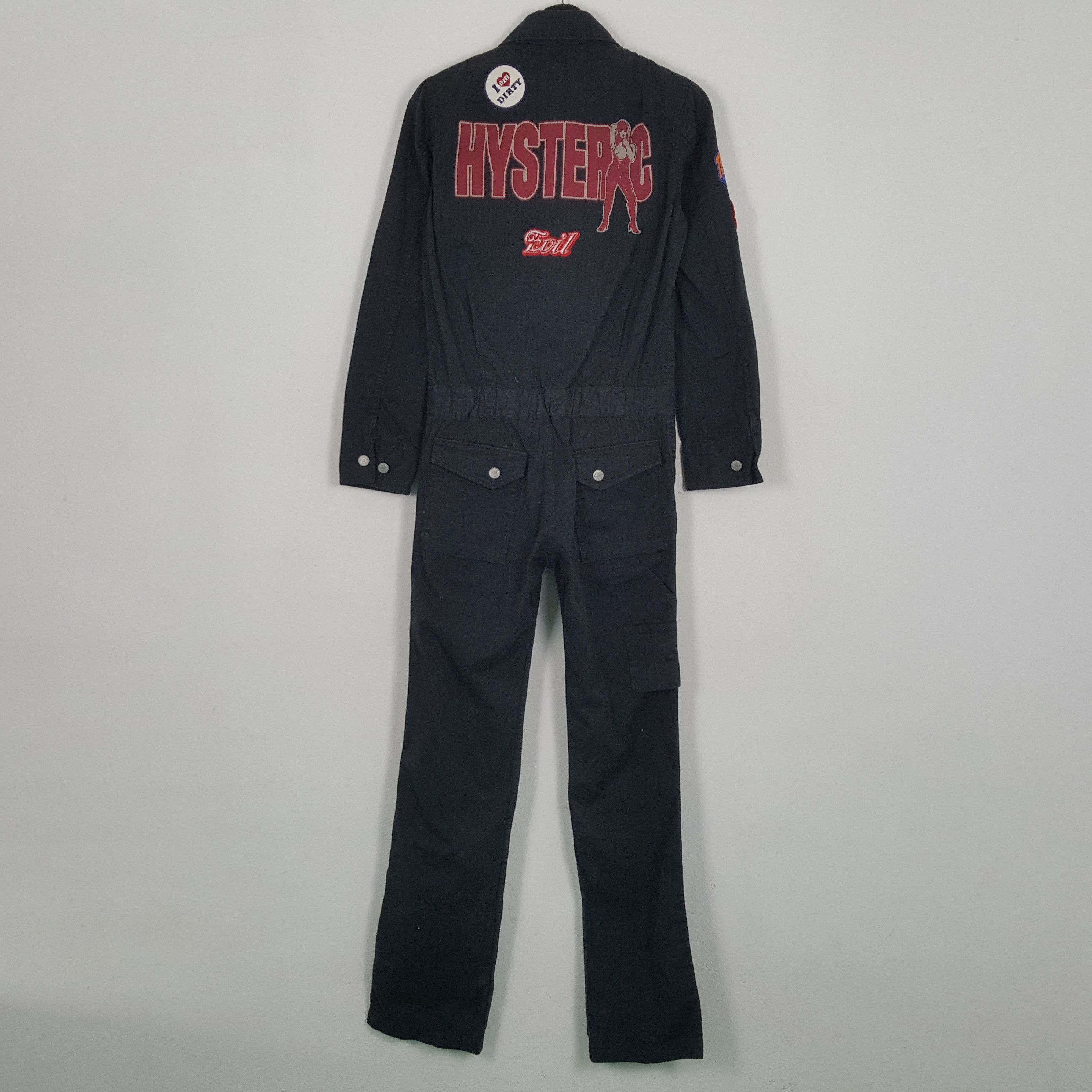 image of Hysteric Glamour x Vintage Hytseric Glamour Fashion Coverall Jacket in Black (Size XS)