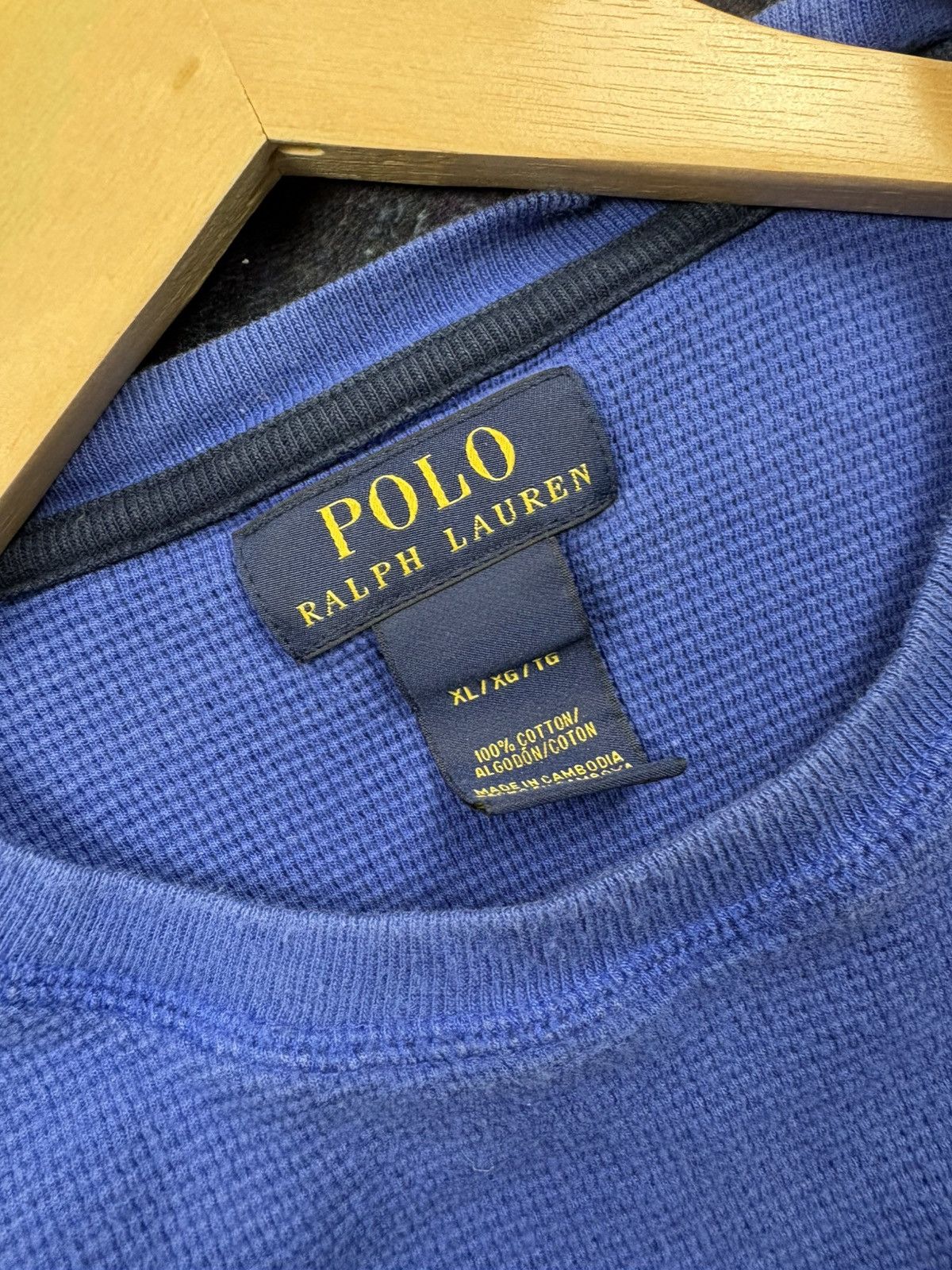 Polo Ralph Lauren POLO RALPH LAUREN Hype Blue Cotton Sweatshirt Streetwear Size US XL / EU 56 / 4 - 6 Thumbnail