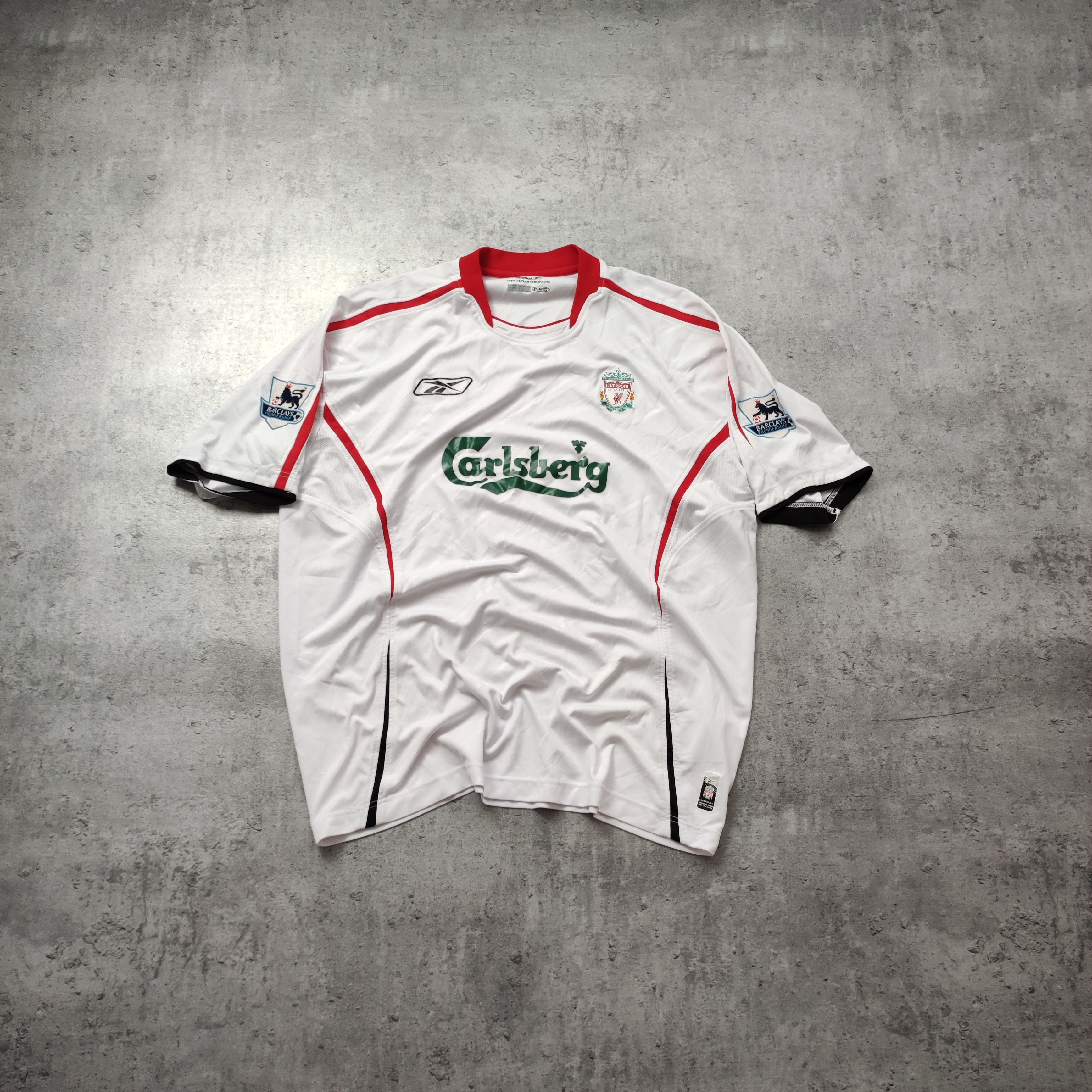 Vintage Vintage RARE 2005 Liverpool FC Football Premier League Kit Size US XXL / EU 58 / 5 - 1 Thumbnail