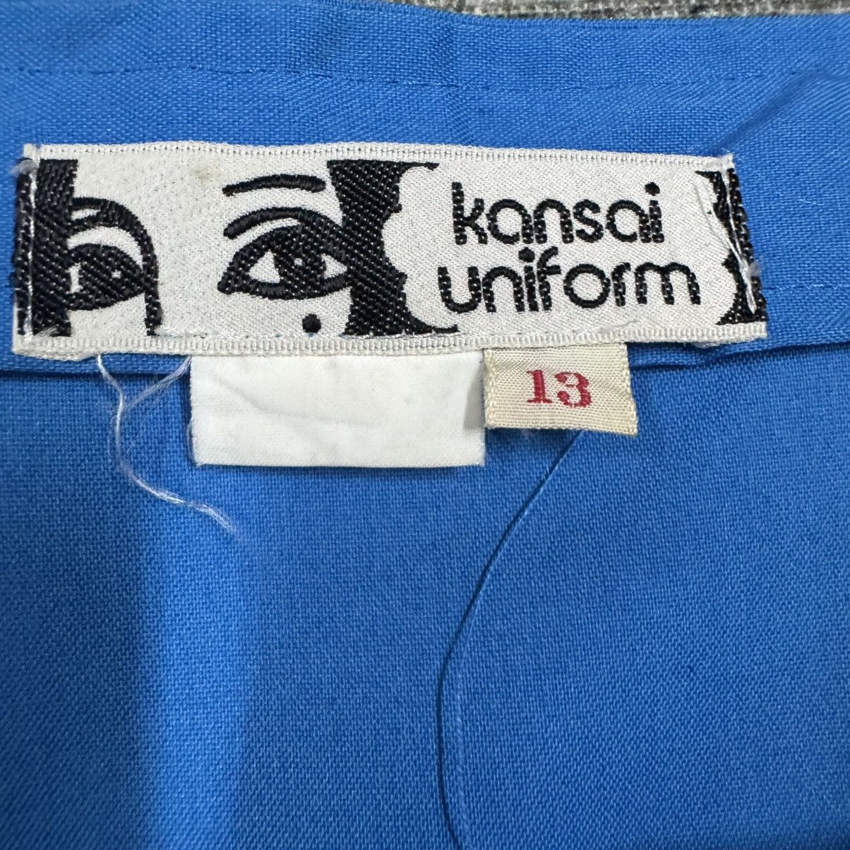 Kansai Yamamoto Vtg🔥Kansai Uniform Apron Dress Patch Pocket Jacket Size M / US 6-8 / IT 42-44 - 17 Thumbnail