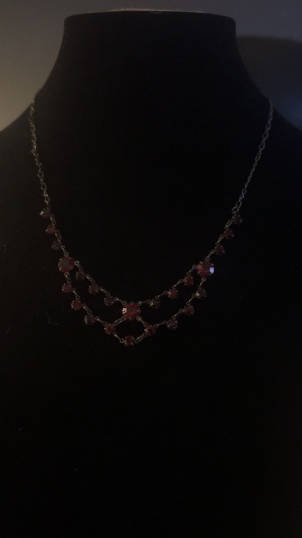 Other Women's Paparazzi Red and Silver Beaded Necklace, One Size Size ONE SIZE - 2 Thumbnail