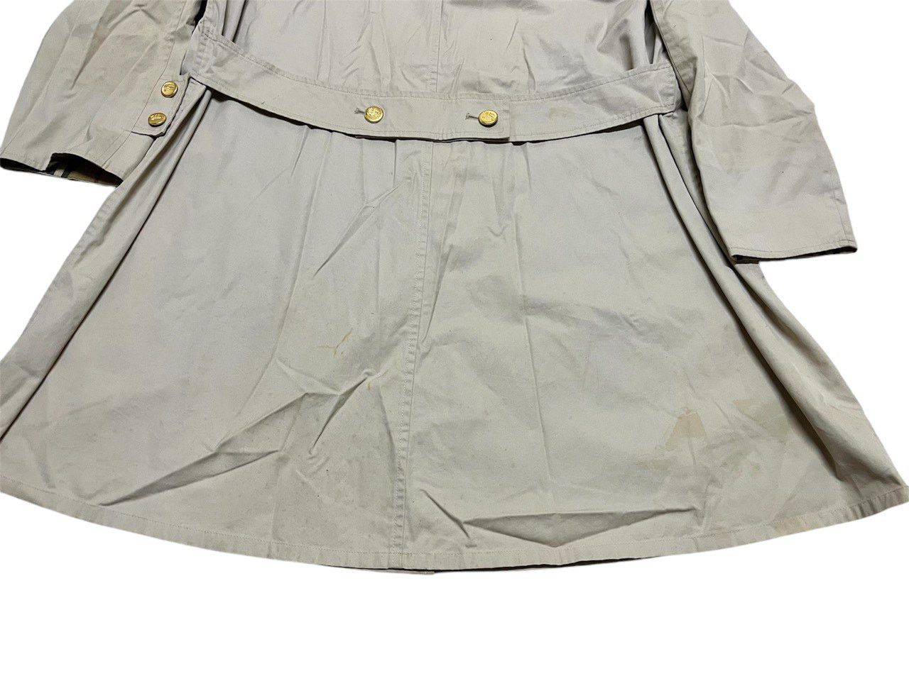Burberry Burberry Nova Check Gold Button Trench Coat Size US L / EU 52-54 / 3 - 8 Thumbnail