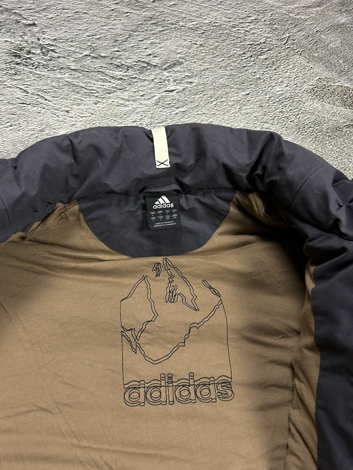 Adidas × Vintage Adidas vest grey vintage drill Y2K padded Size US L / EU 52-54 / 3 - 6 Thumbnail