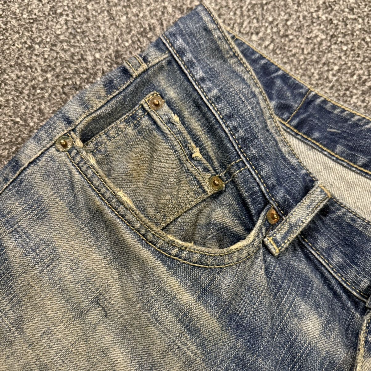 Seditionaries 🔥 Y2K Distressed J950 WideLeg Thrashed Denim Size US 32 / EU 48 - 12 Thumbnail