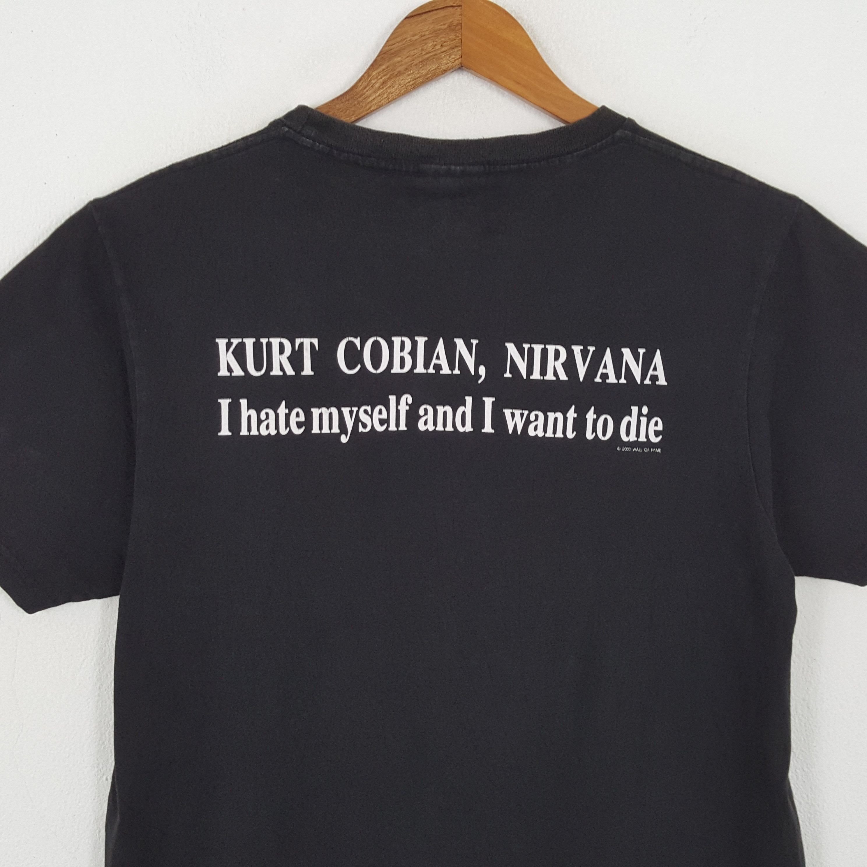 Nirvana × Vintage Vintage KURT CORBAIN NIRVANA American Rock Band T-Shirts Size US L / EU 52-54 / 3 - 4 Thumbnail