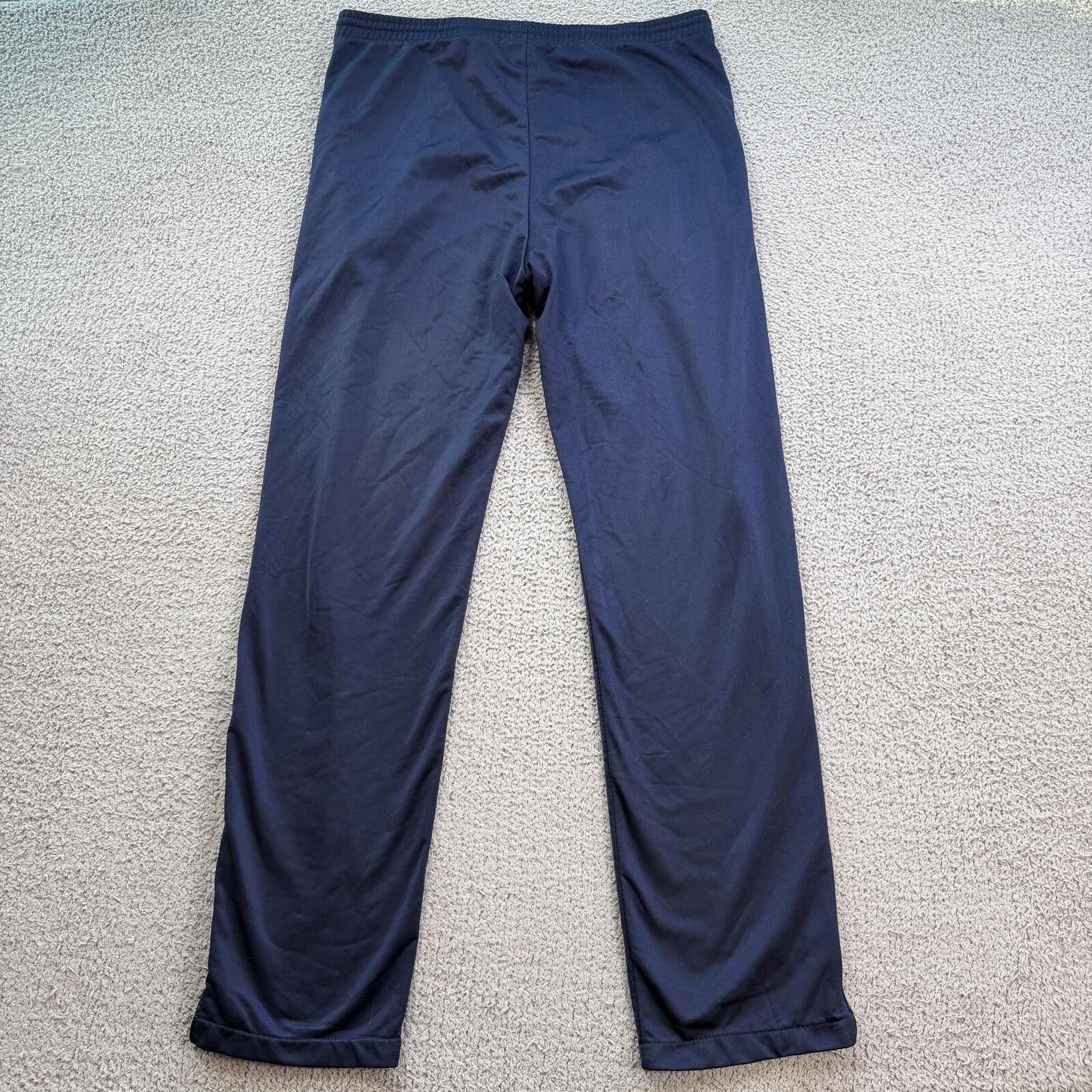 Reebok Vintage 90s Reebok Track Pants Navy Blue Logo Zip Ankle M Size US 32 / EU 48 - 2 Thumbnail