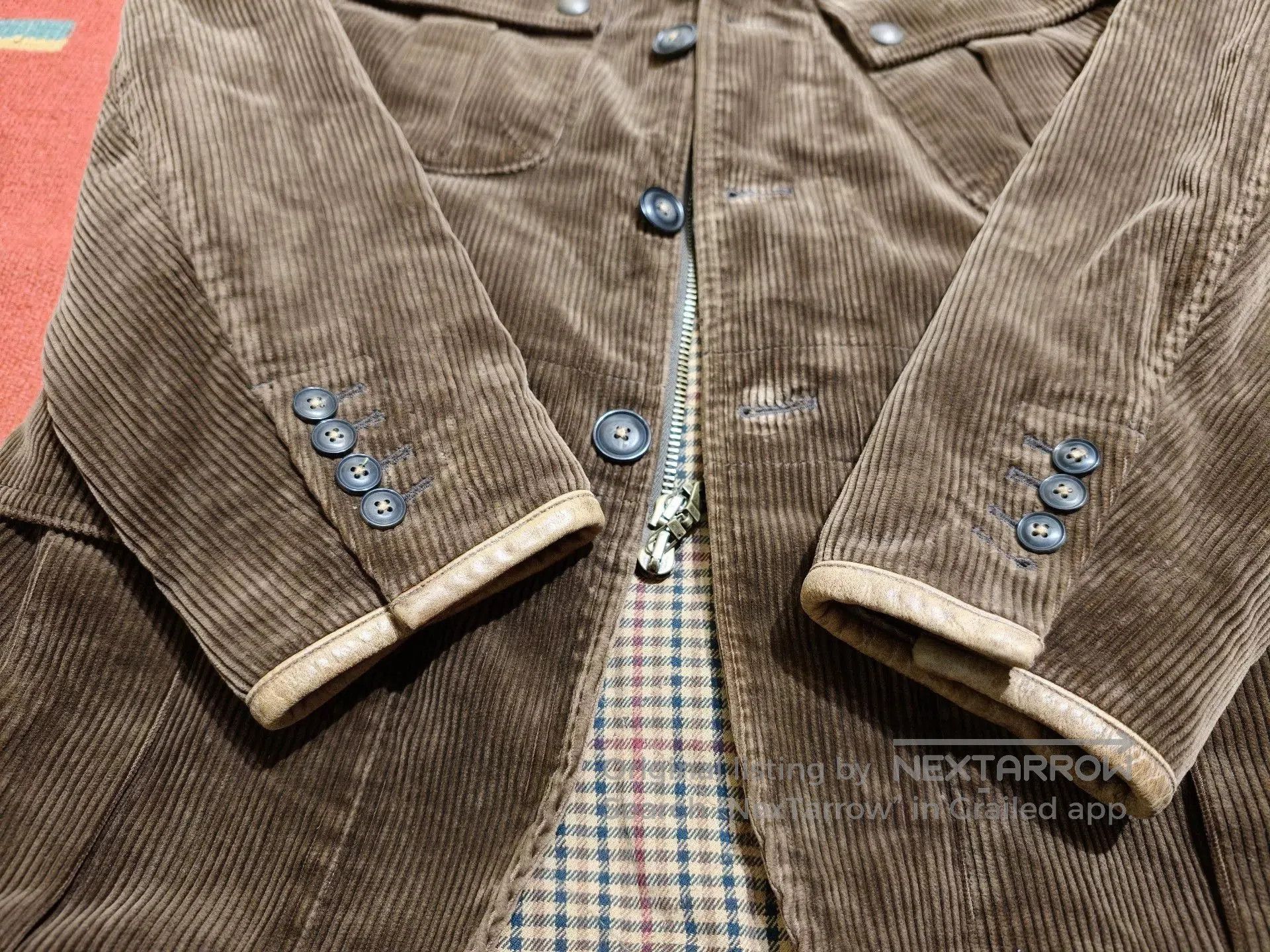 RRL Ralph Lauren RRL Ralph Lauren Corduroy Leather Trim Jacket. Size US S / EU 44-46 / 1 - 5 Thumbnail