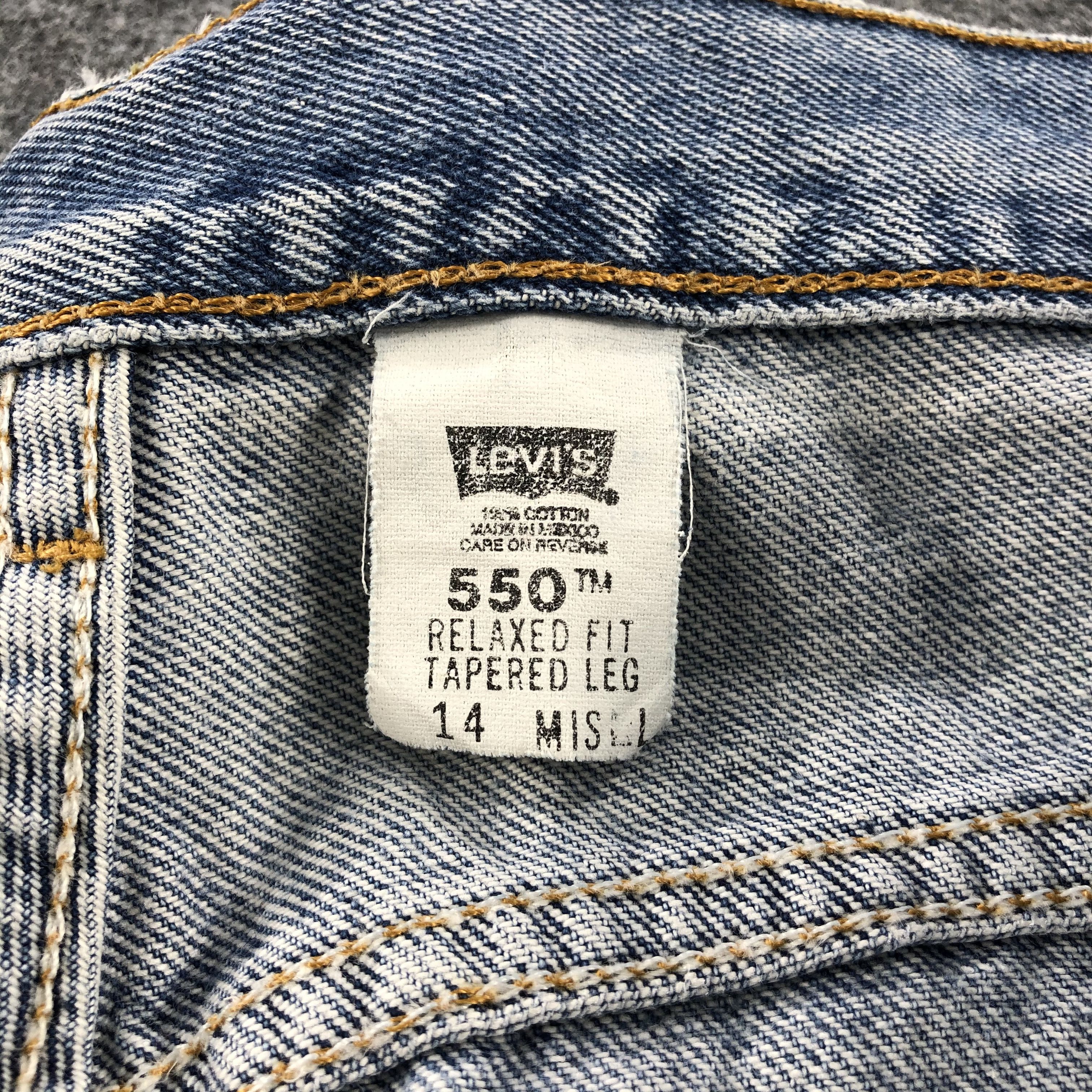 Levi's × Vintage Vintage 90s Light Wash Levis 550 Jeans-JM1817 Size US 32 / EU 48 - 10 Thumbnail