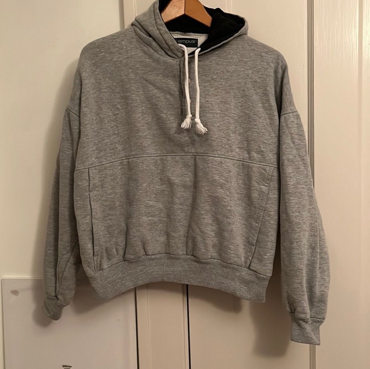 Esprit × Vintage Vintage Campus Esprit Long Sleeve Hoodie Hooded Sweatshirt Size L / US 10 / IT 46 - 1 Thumbnail