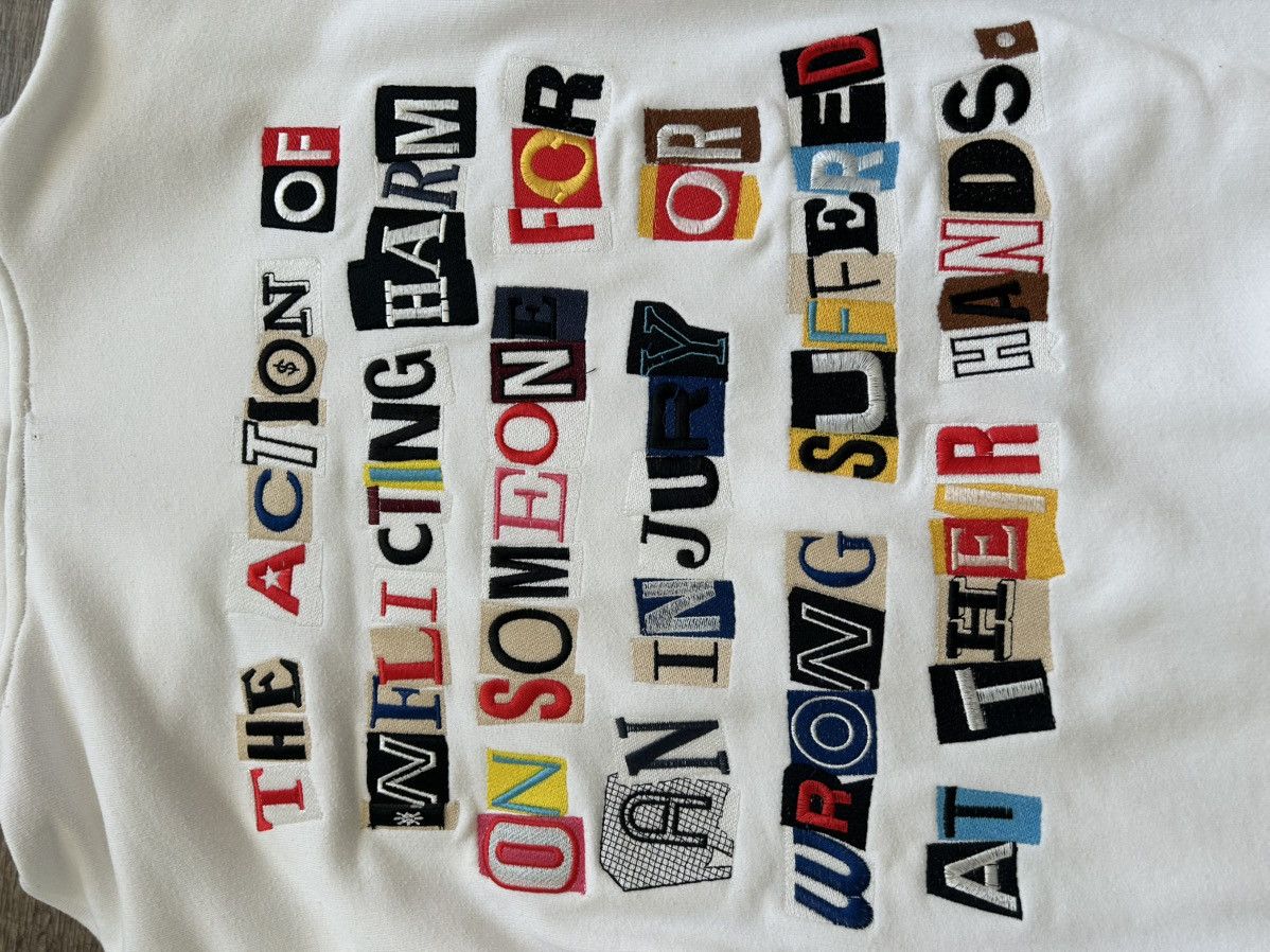 Revenge Revenge Ransom Note Hoodie White 1/100 Size US M / EU 48-50 / 2 - 9 Thumbnail