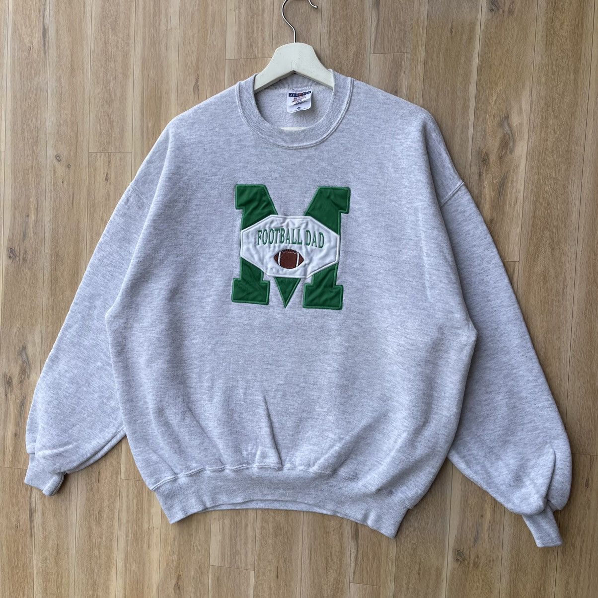 Vintage Vintage Football Dad Team Pullover Sweatshirt Size US XL / EU 56 / 4 - 2 Thumbnail