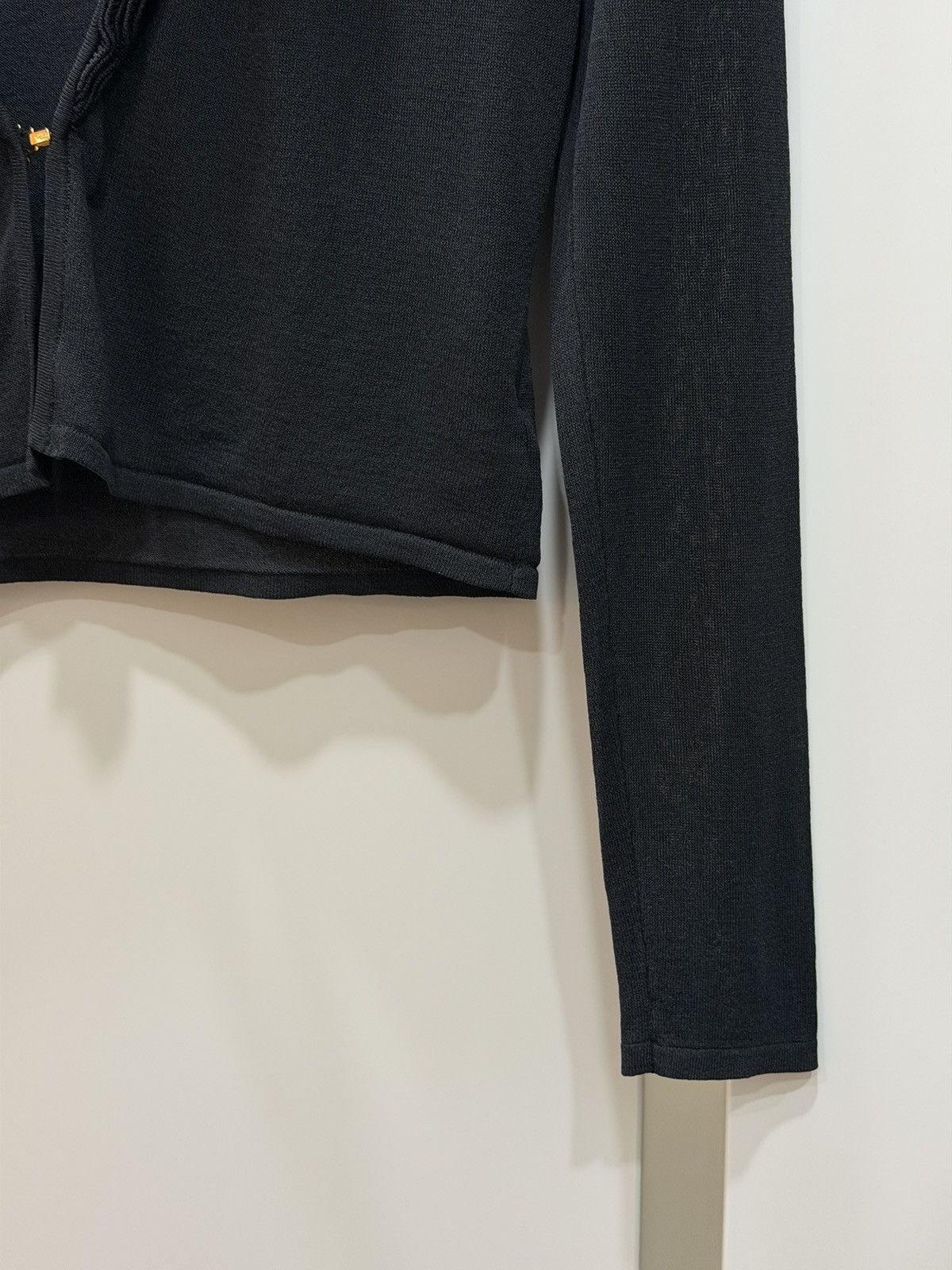 Gucci GUCCI by Tom Ford FW2000 Sheer Silk Hook Cropped Cardigan XS Size XS / US 0-2 / IT 36-38 - 12 Thumbnail