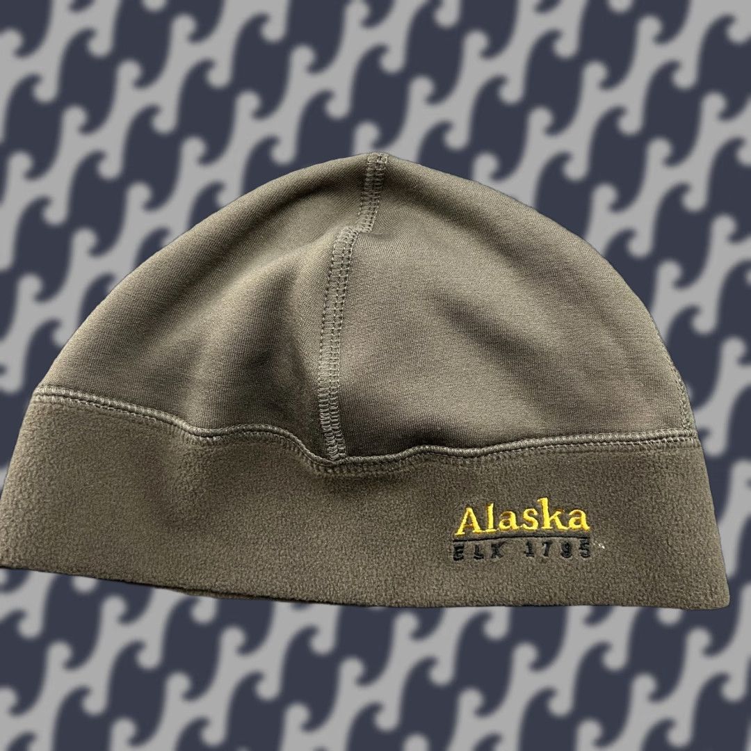 Vintage Aclima Alaska Elk 1795 Beanie Hat One Size Softshell Lightweight Skull cap Green Moss Mens Beanie Thermal Knit Polyester Size ONE SIZE - 1 Thumbnail