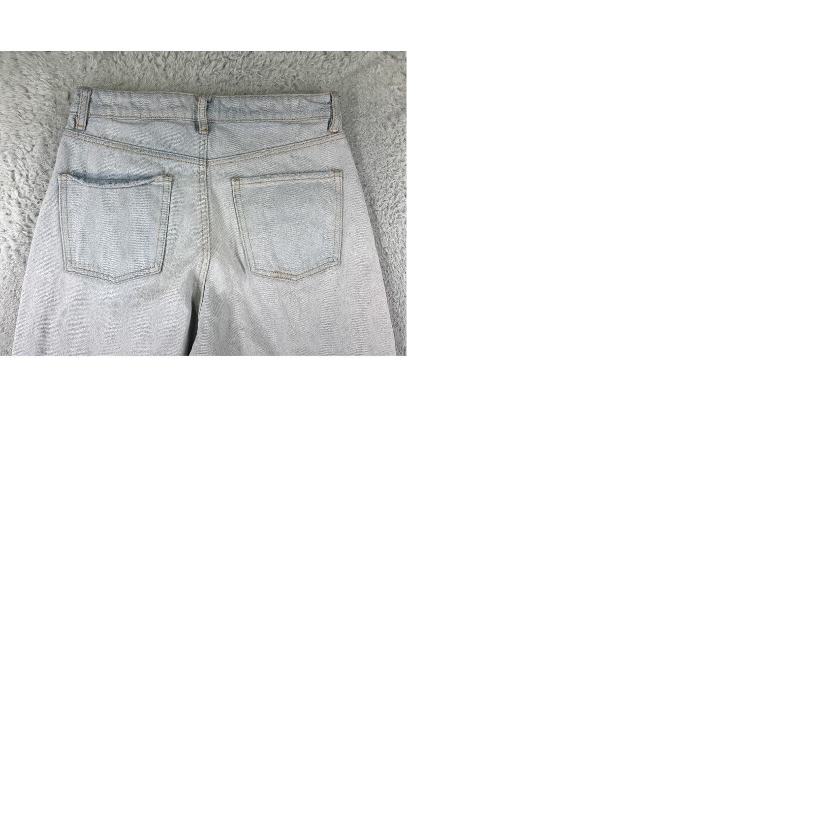 Vintage Numero Jeans Womens 29 Blue Denim Wide-Leg Light Wash Cotton Blend 25x30 Regular 5-Pocket Design Mens? Size 29" - 10 Thumbnail