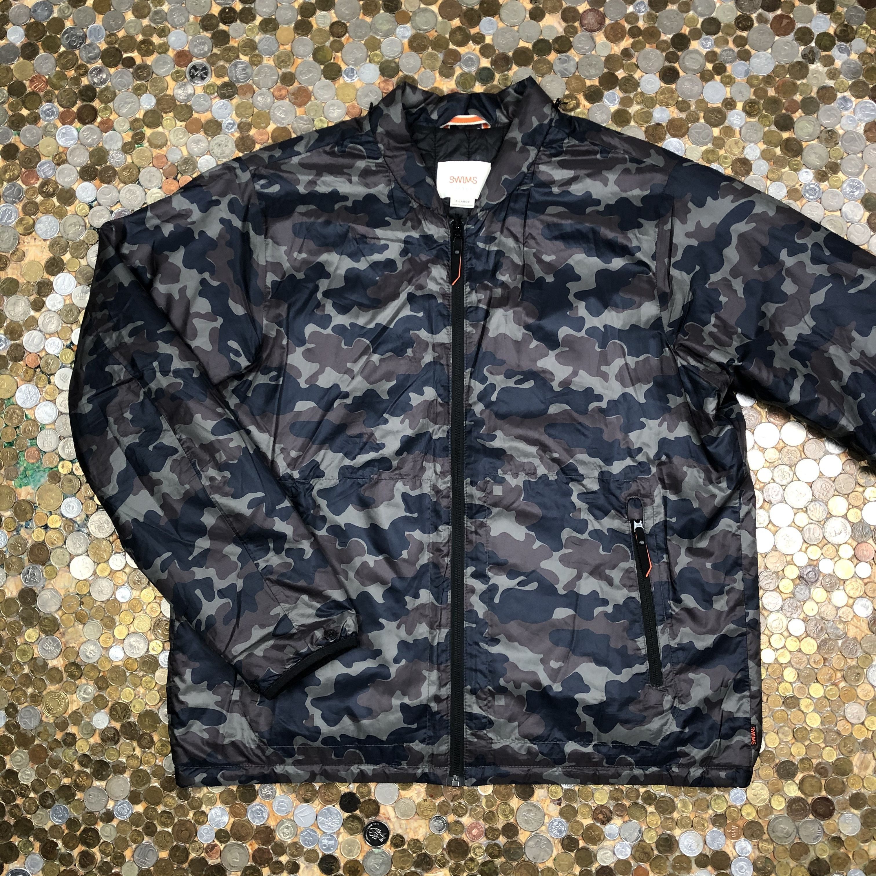 SWIMS military camouflage zip jacket 90s Primaloft