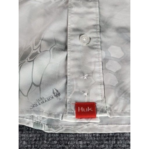Other Huk Performance Button Up Shirt Men Sz L Andersons Lodge Fis Size US L / EU 52-54 / 3 - 5 Thumbnail