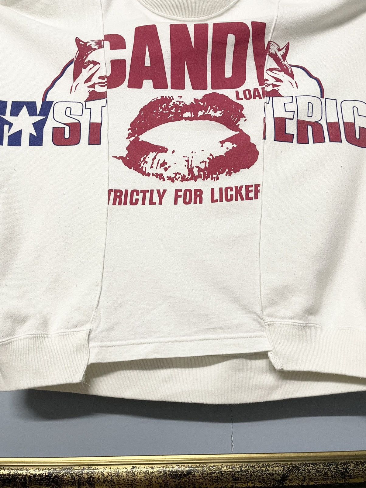 Hysteric Glamour Vintage Hysteric Glamour Candy Strickly Licker Rebuild Sweat Size US M / EU 48-50 / 2 - 7 Thumbnail