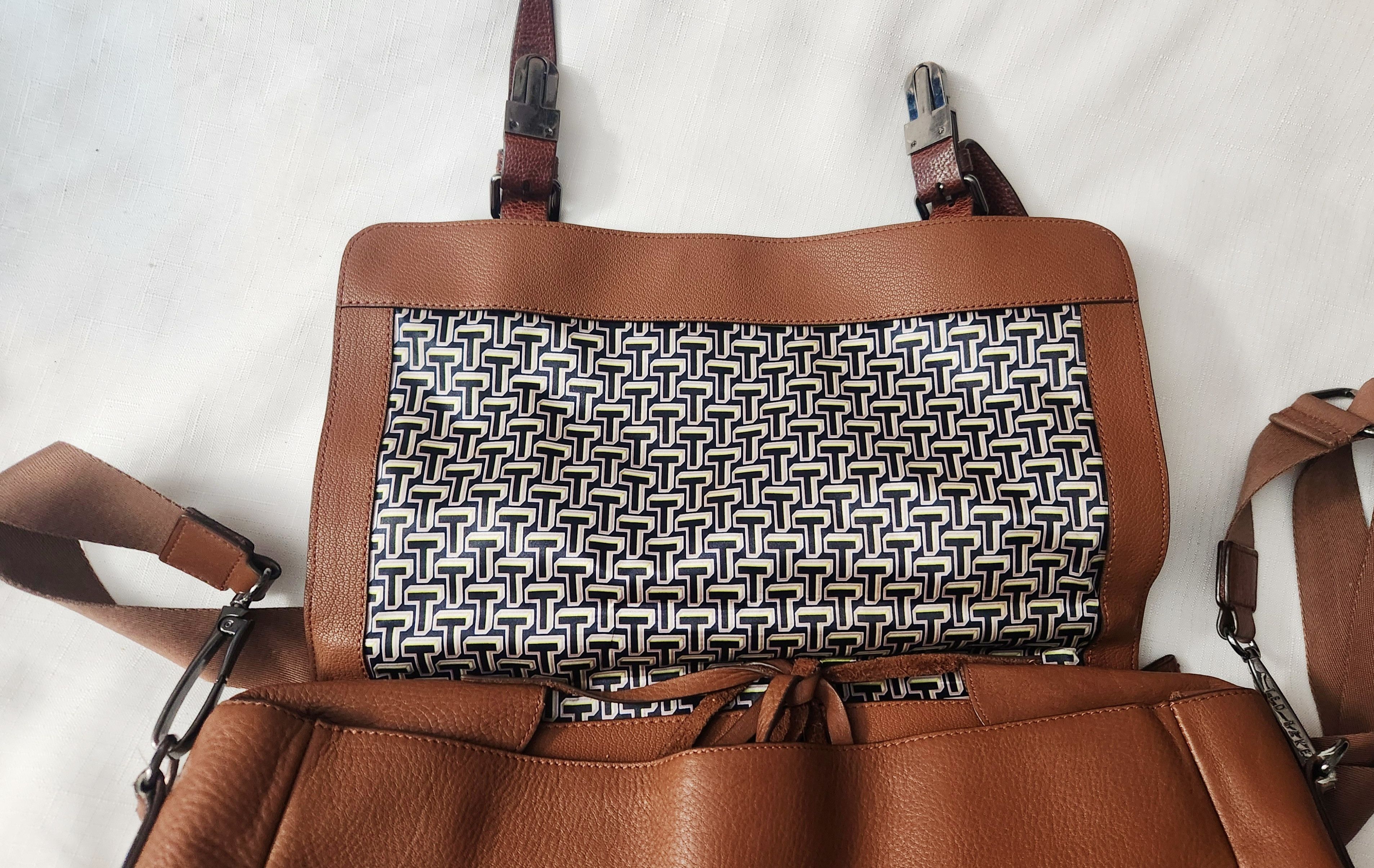 Ted Baker Ted Baker London Finlie 100% Leather Satchel Brown Messenger Size ONE SIZE - 4 Thumbnail