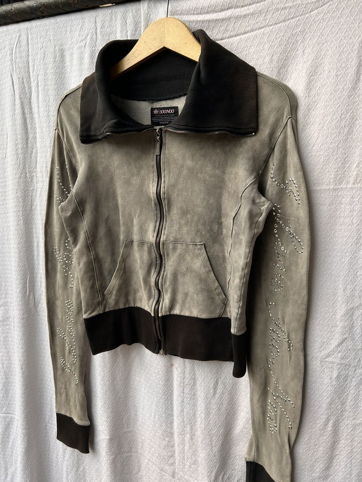 14th Addiction Japanese soonoo zipper wings cropped style Ifsixwasnine lgb Size US S / EU 44-46 / 1 - 4 Thumbnail