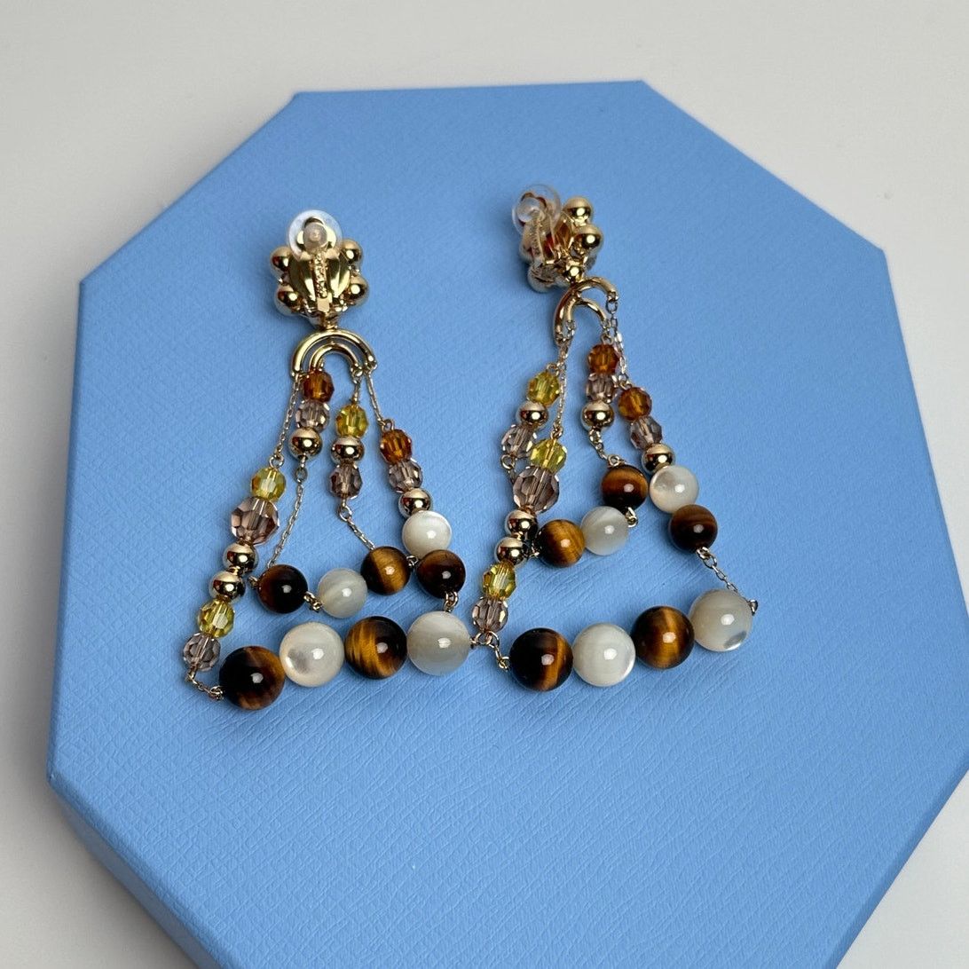 Swarovski Swarovski Somnia drop earrings Clips Chandelier, Extra long Size ONE SIZE - 4 Thumbnail