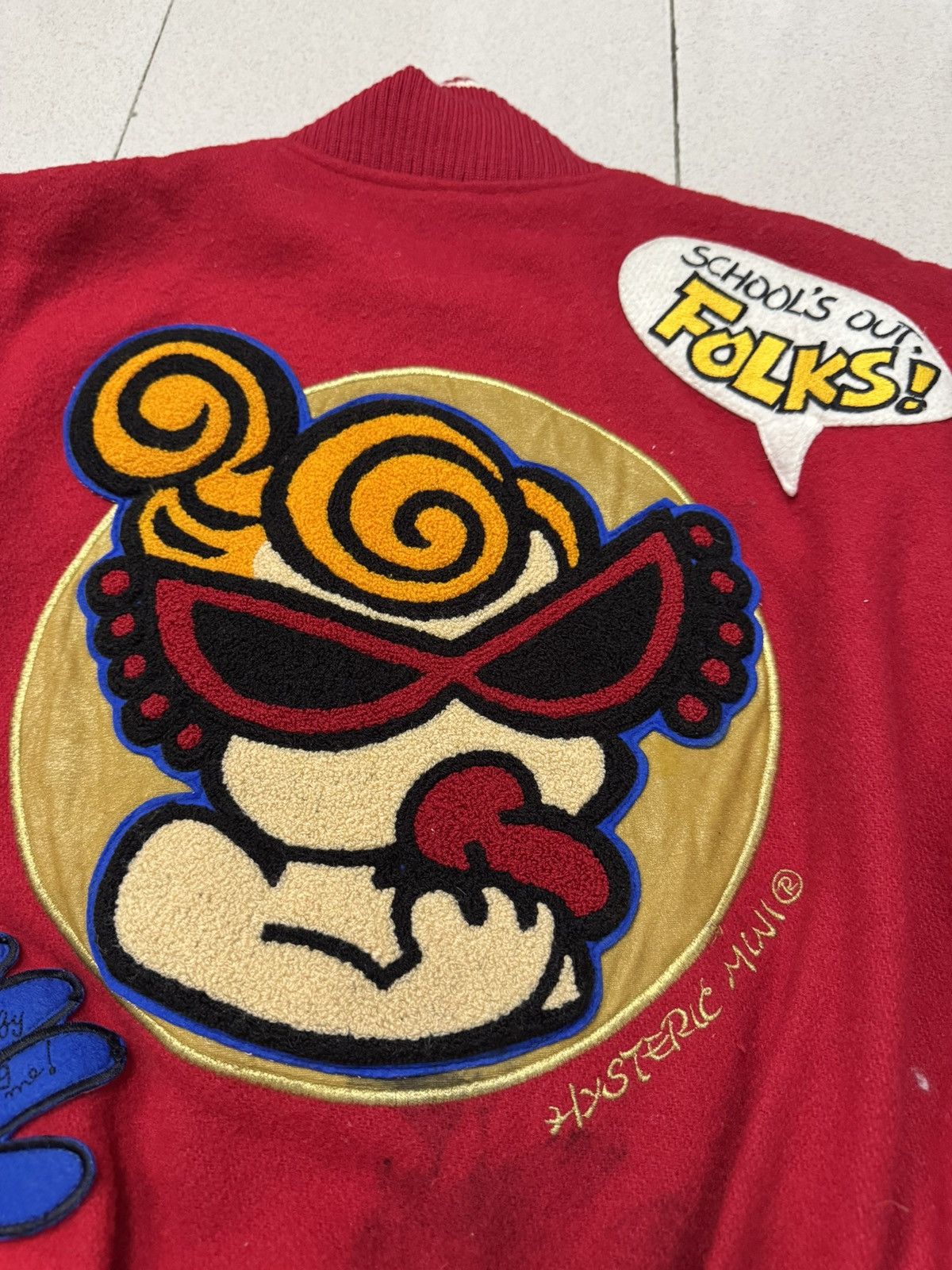 Hysteric Glamour VINTAGE HYSTERIC MINI WOOL VARSITY JACKET Size US M / EU 48-50 / 2 - 13 Thumbnail