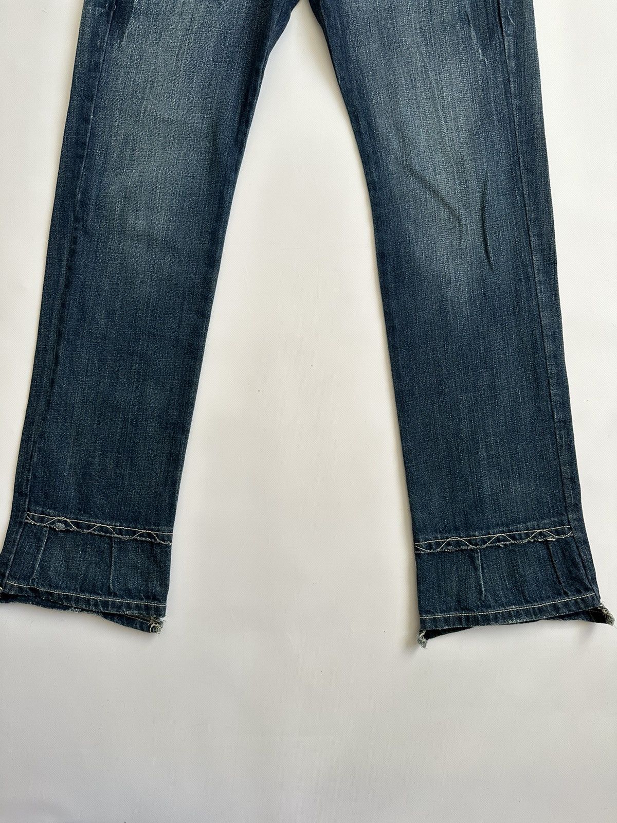 Japanese Brand × Marithe + Francois Girbaud × Vintage Marithe Francois Girbaud Jeans Blue Denim Size US 32 / EU 48 - 6 Thumbnail