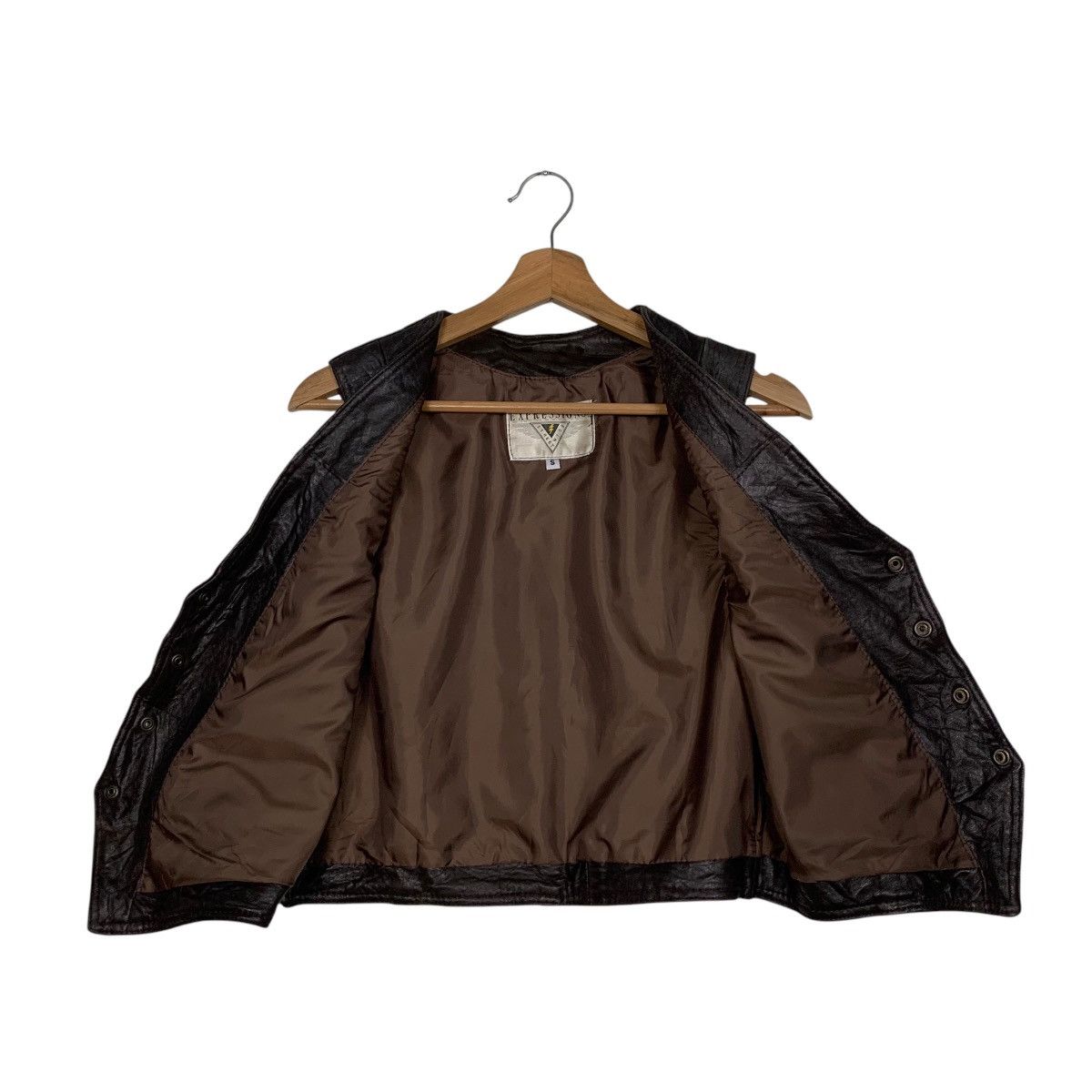 Vintage Vintage 90’s Brown Leather Vest #2759-C124 Size US S / EU 44-46 / 1 - 9 Thumbnail