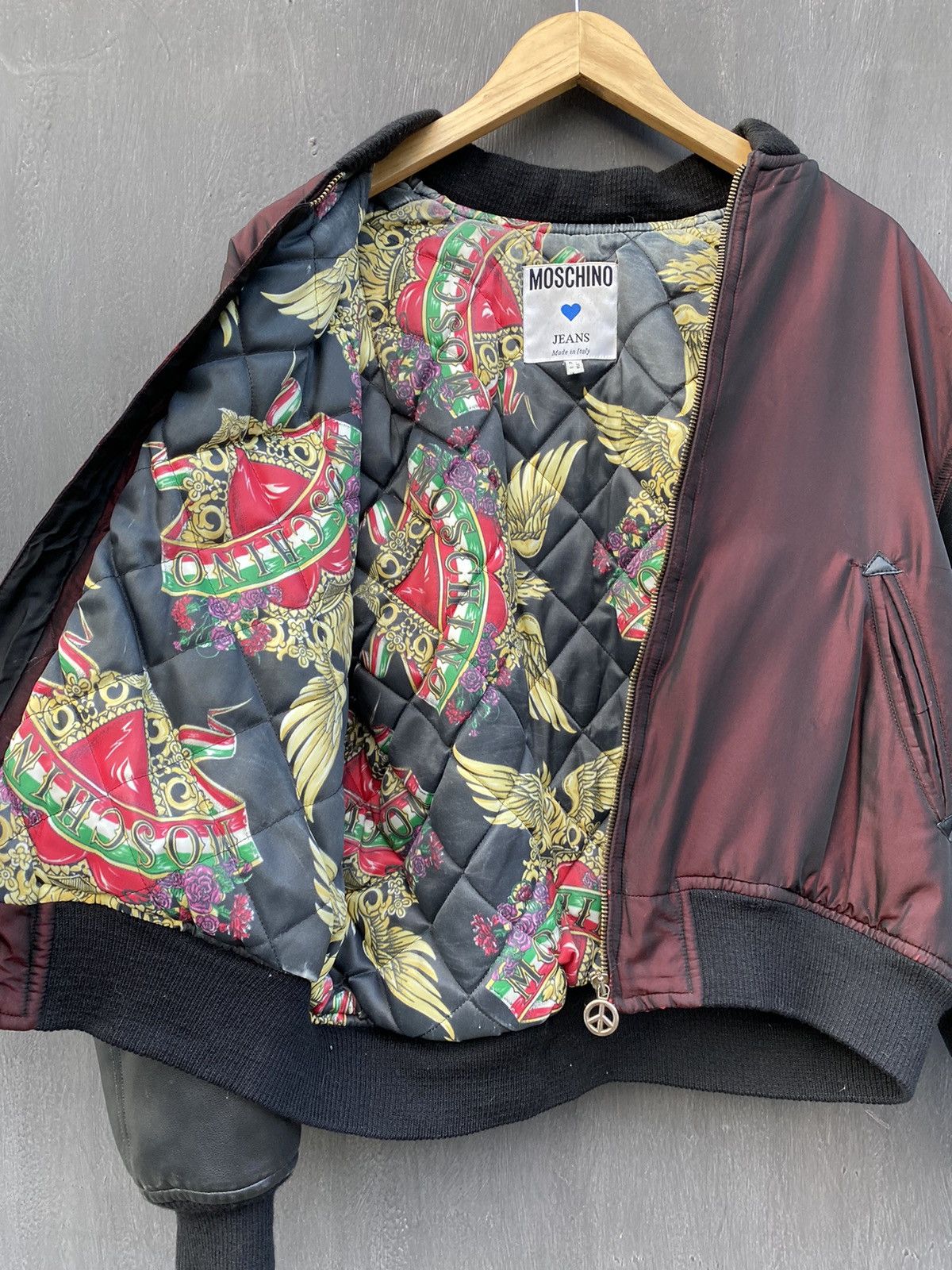 Moschino Moschino Jeans Vintage 80s Bomber jacket 42 made in italy Size M / US 6-8 / IT 42-44 - 15 Thumbnail