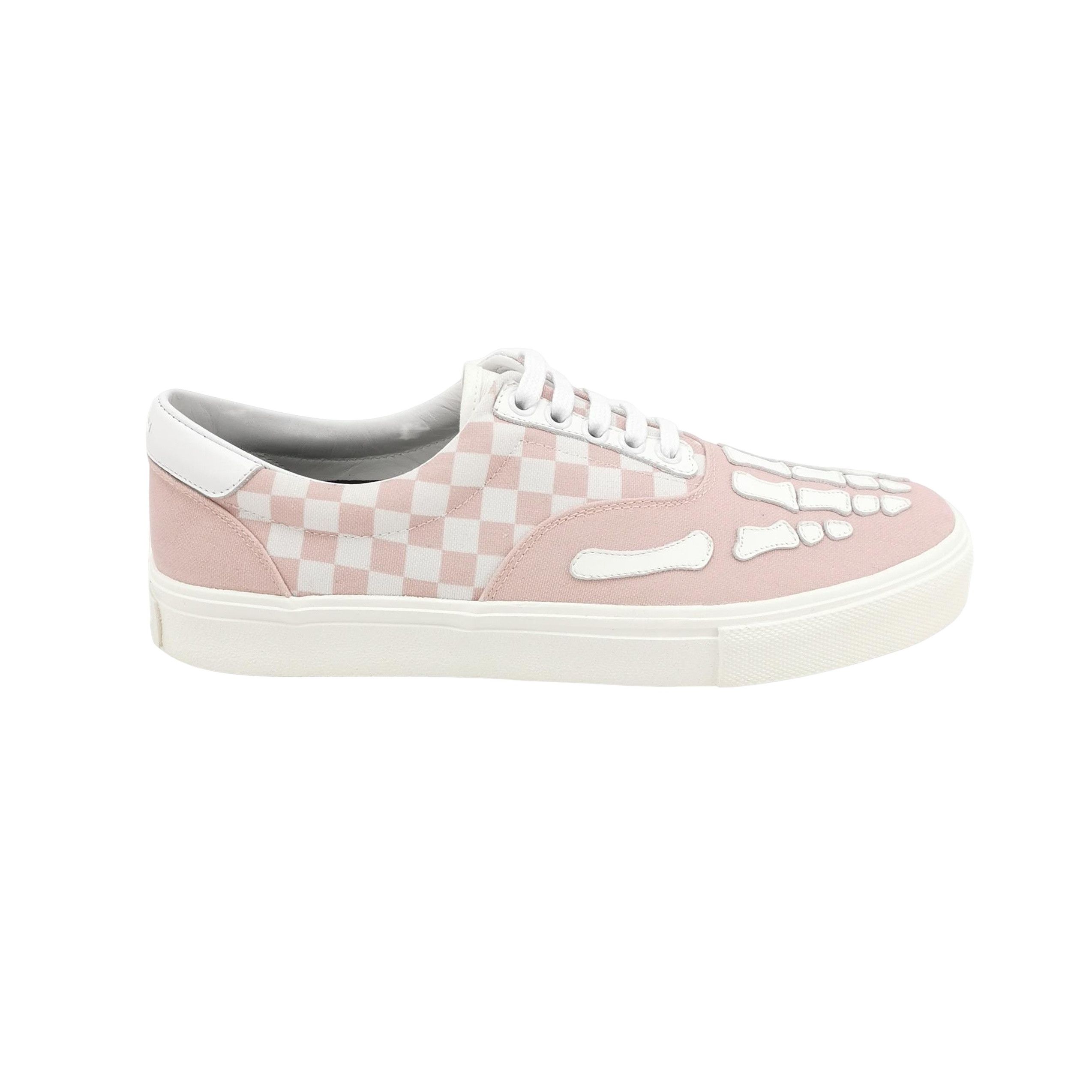 Amiri Amiri Skel Pink Checkerboard Sneakers 41 Size US 8 / EU 41 - 1 Thumbnail