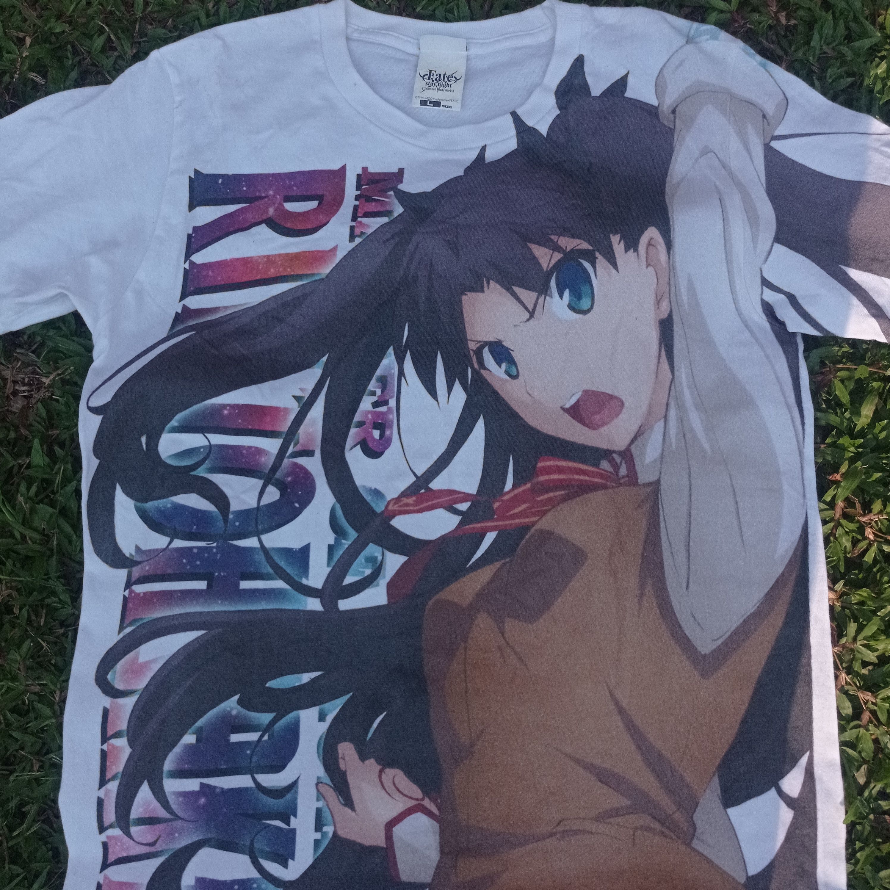 Japanese Brand Anima Cospa Fate/stay night [UBW] Rin Tohsaka T-shirt Size US L / EU 52-54 / 3 - 2 Thumbnail