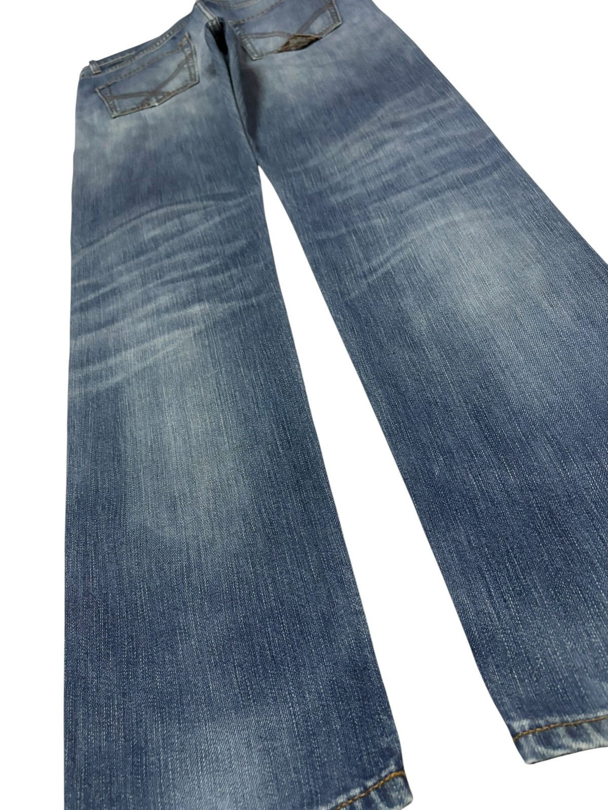 Roy Denim Vtg 90s Deadstock Roy Rogers Selvedge Distressed Jeans Size US 32 / EU 48 - 9 Thumbnail