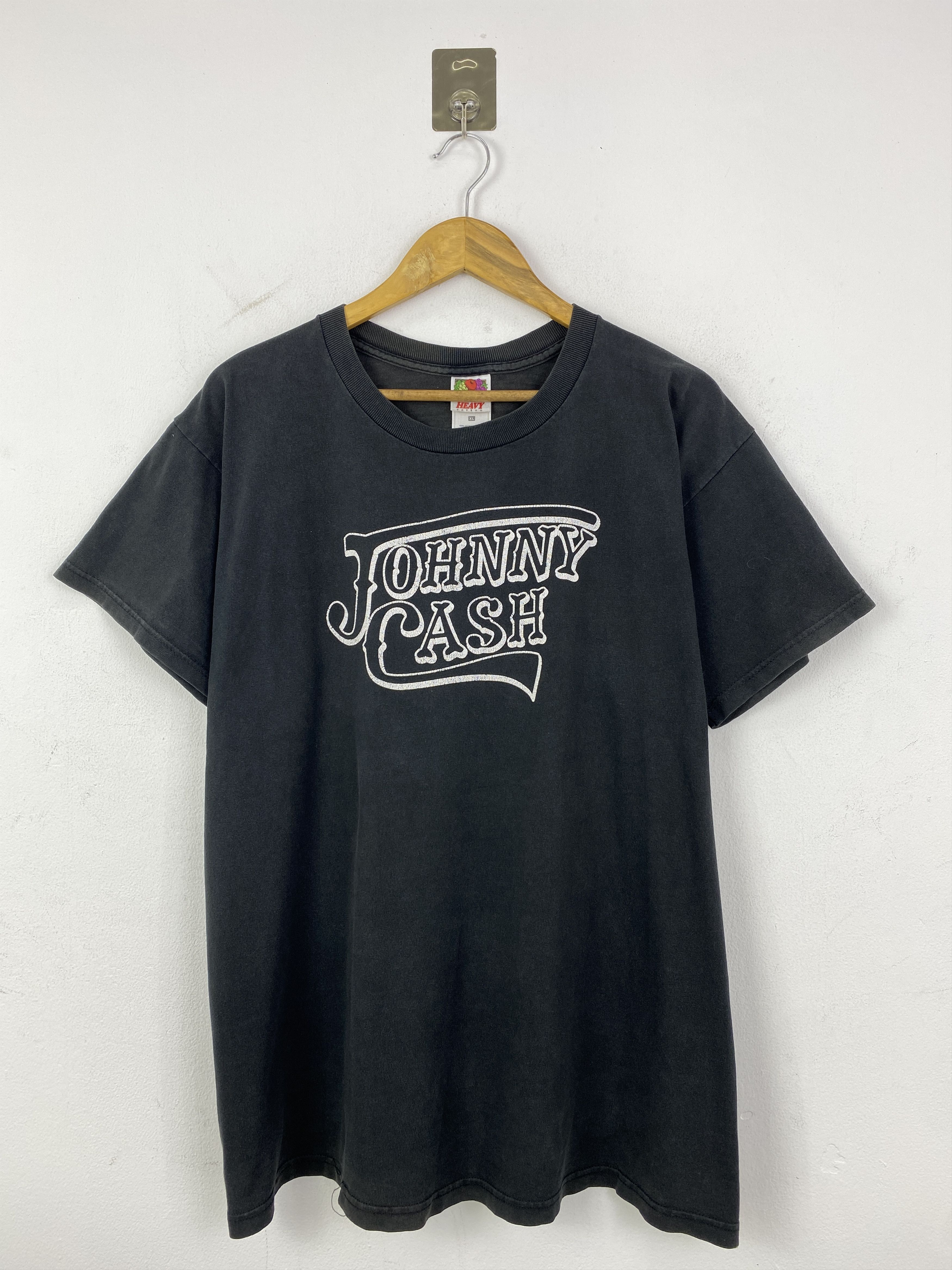 Vintage Vintage Johnny Cash Wording Spellout Tshirt TA0718 Size US XL / EU 56 / 4 - 1 Thumbnail