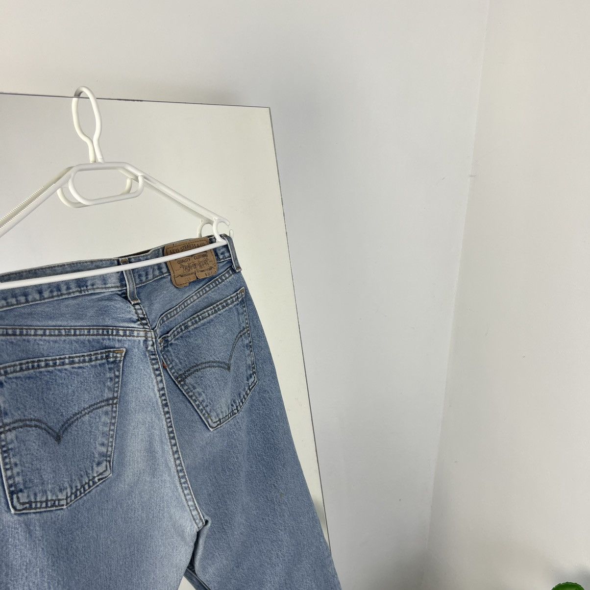 Levi's Vintage Y2K Levi’s 615 Orange Tab Baggy Denim Jeans Size US 33 - 3 Thumbnail